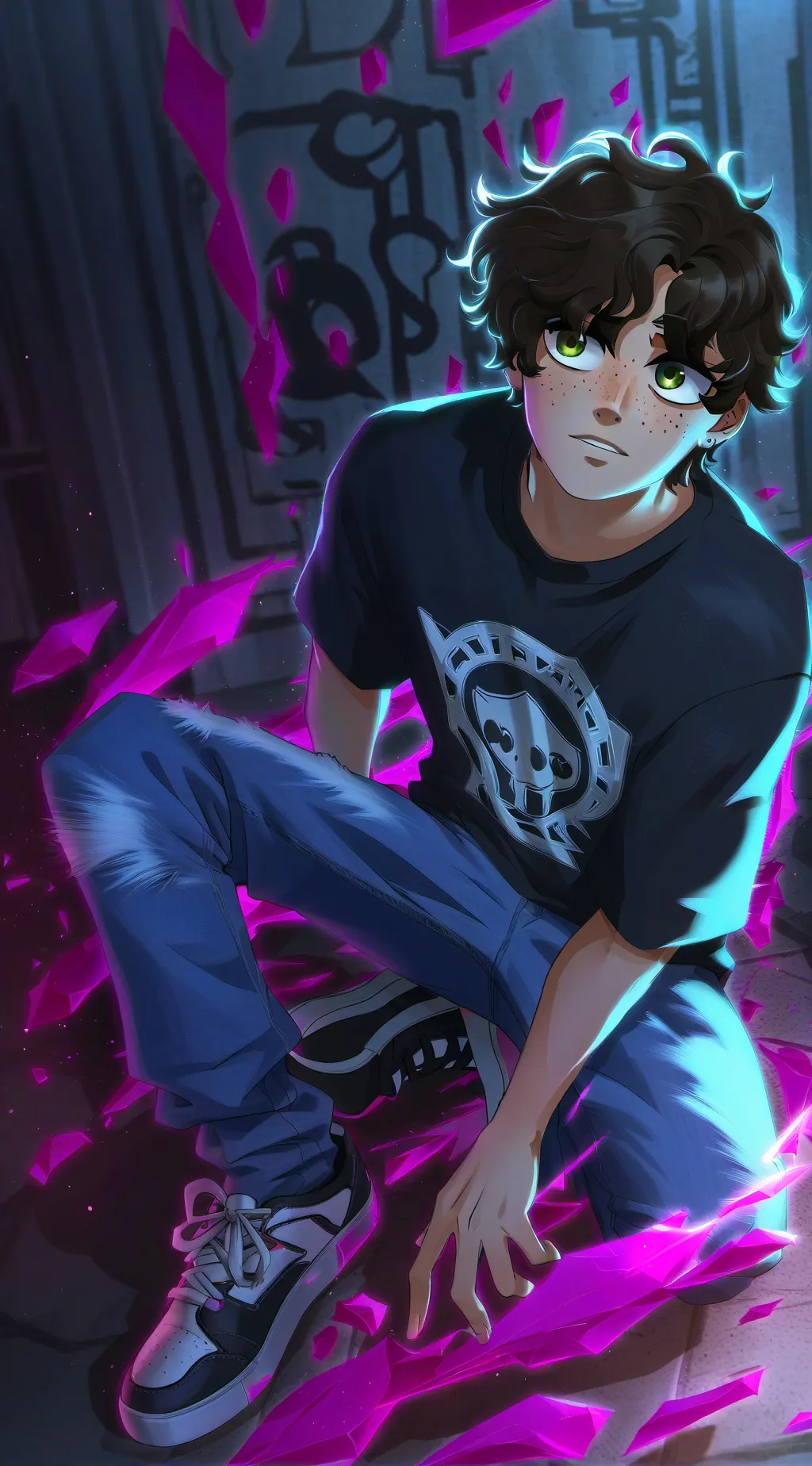 ai character: Mha x My OC background