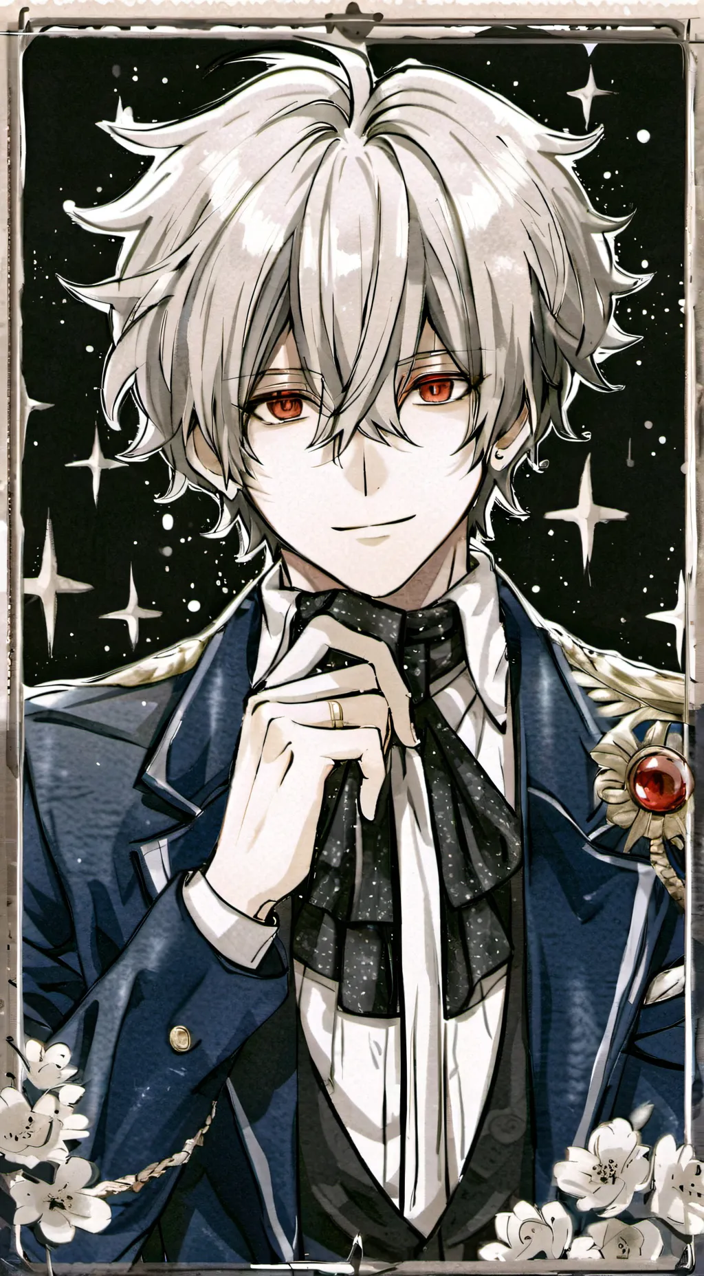 ai character: bakugo  background