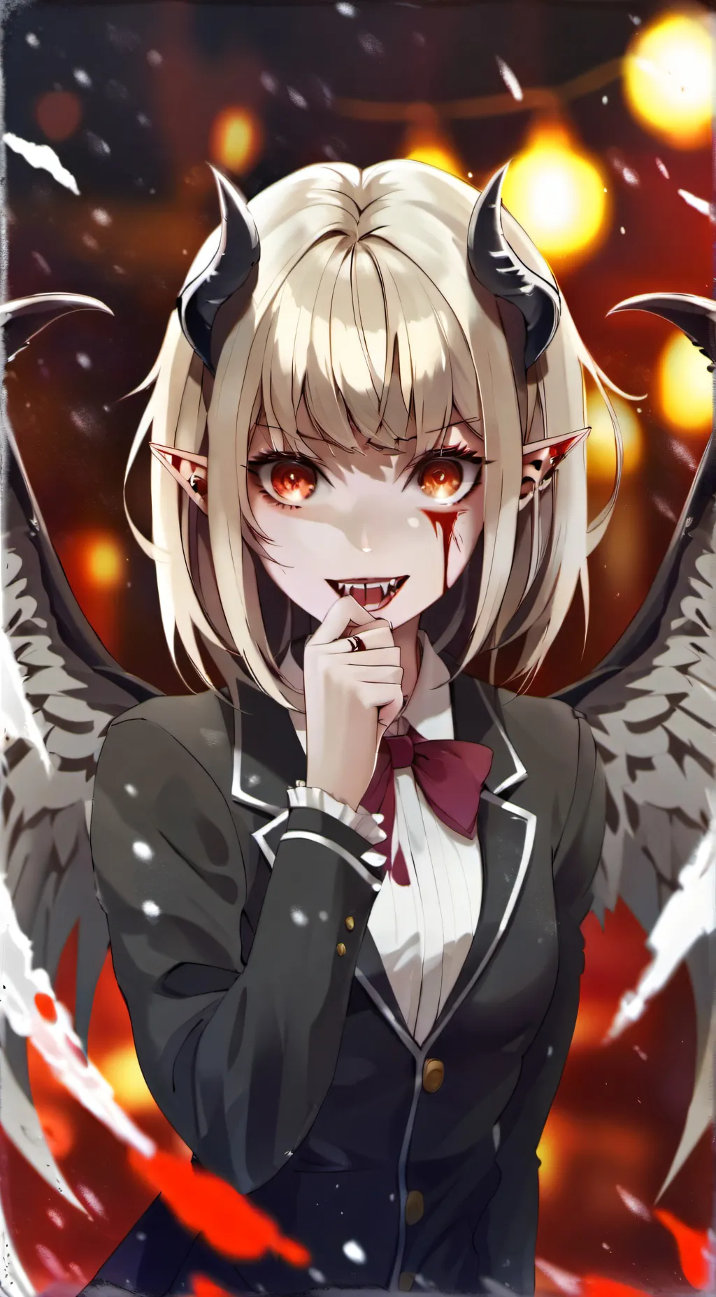 ai character: berserker demon background