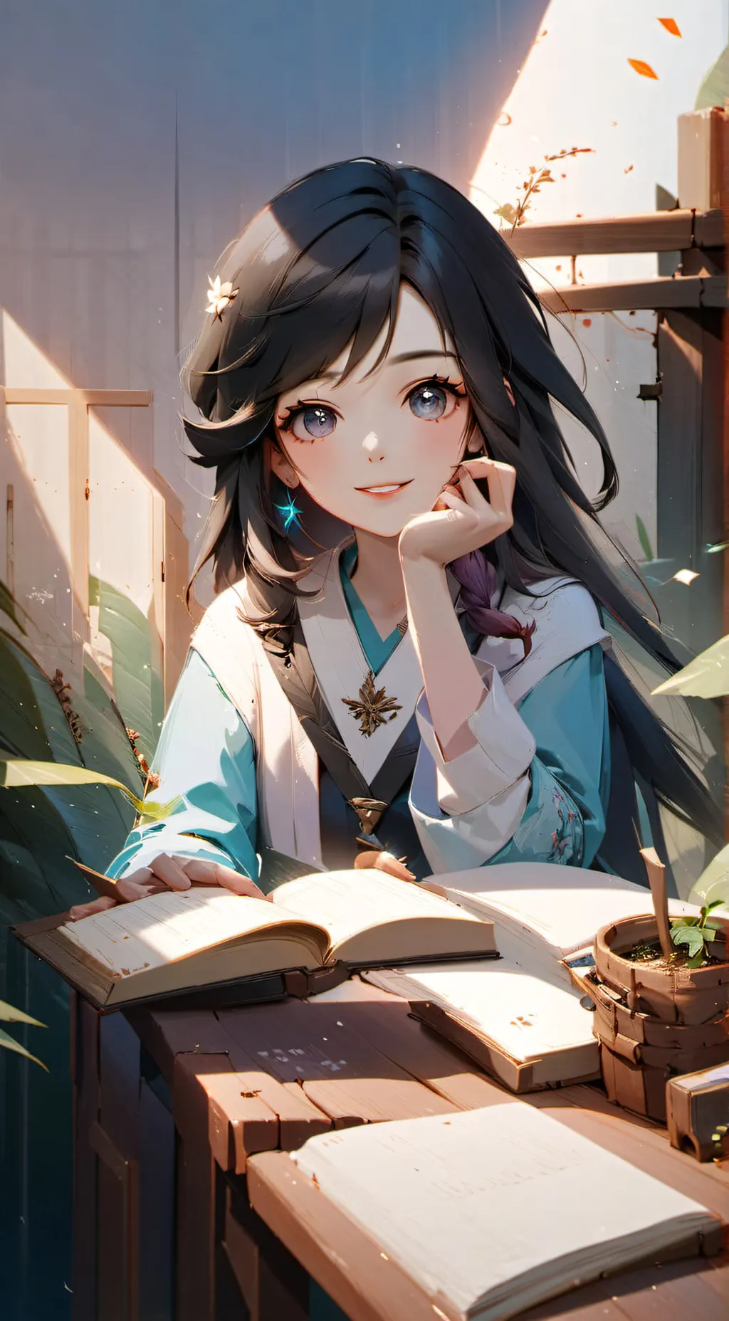 ai character: Elli background