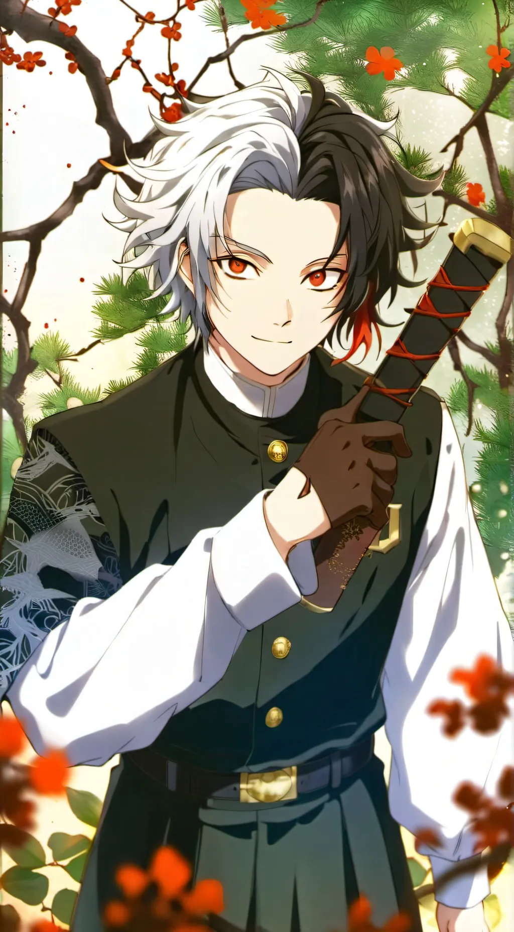 ai character: Mha × Kny background