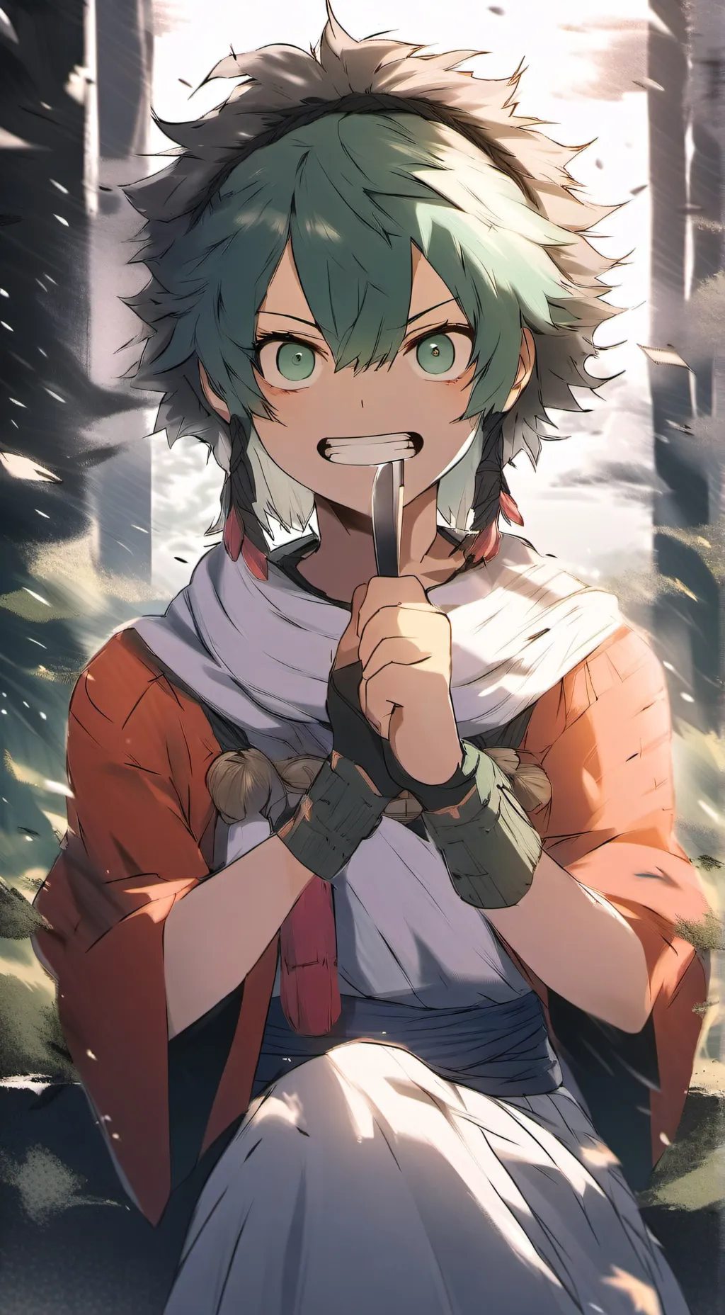 ai character: Toga background