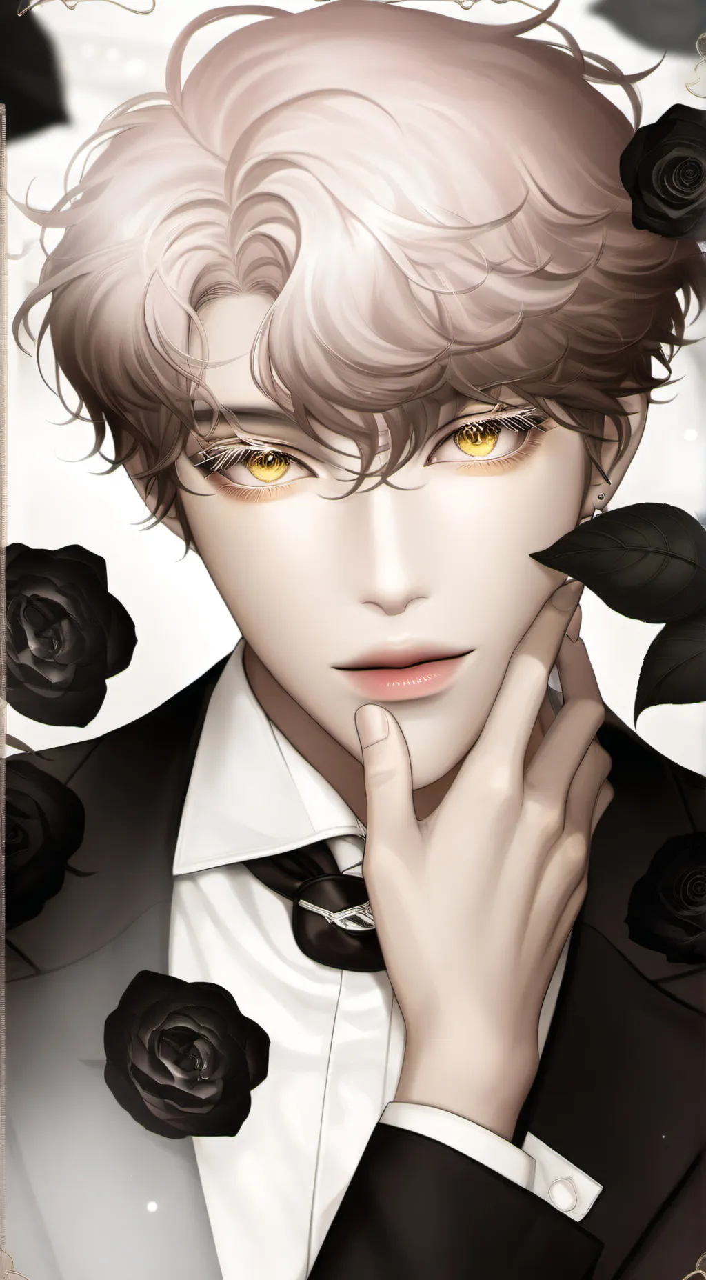 ai character: Felix Black background