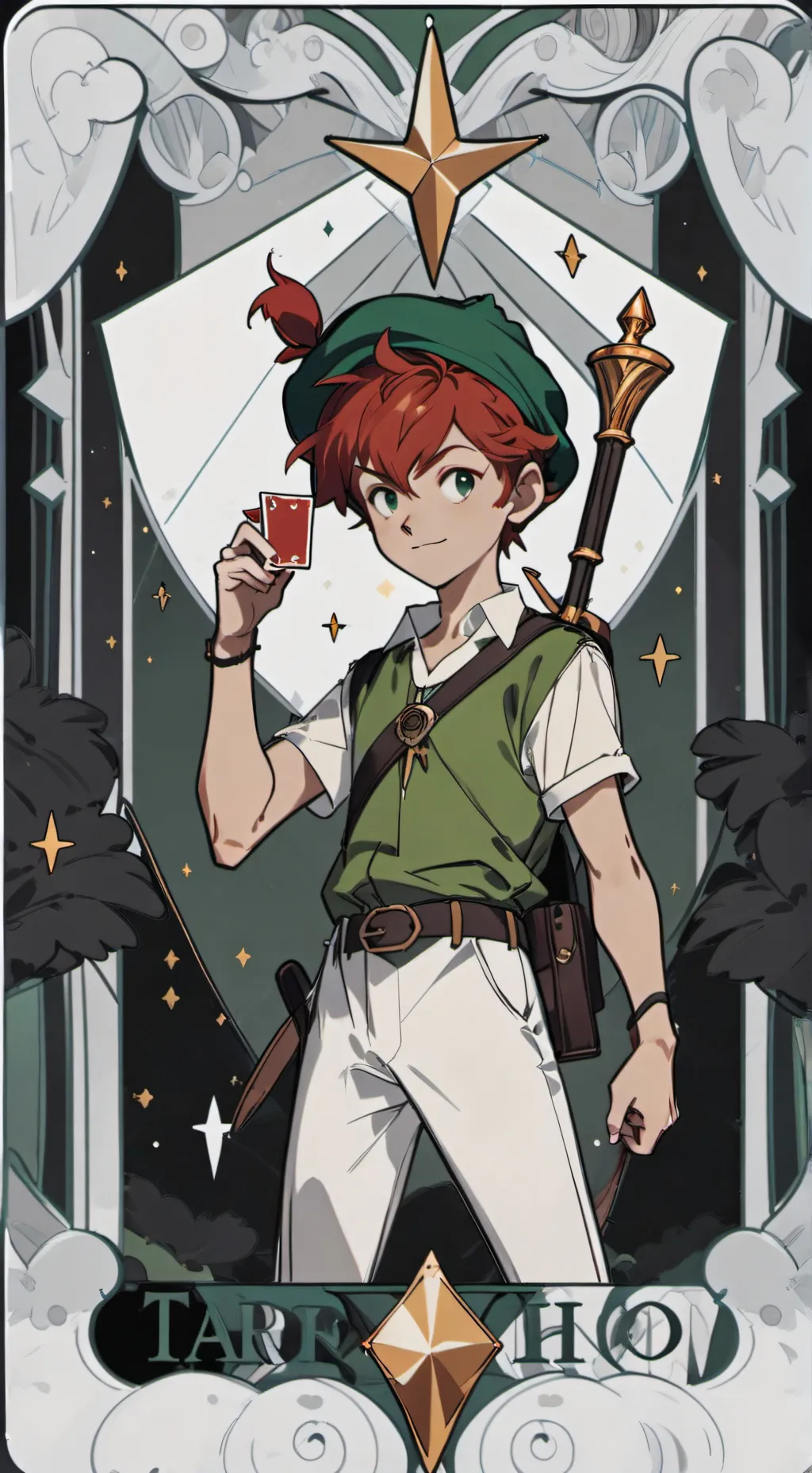 ai character: Peter Pan background