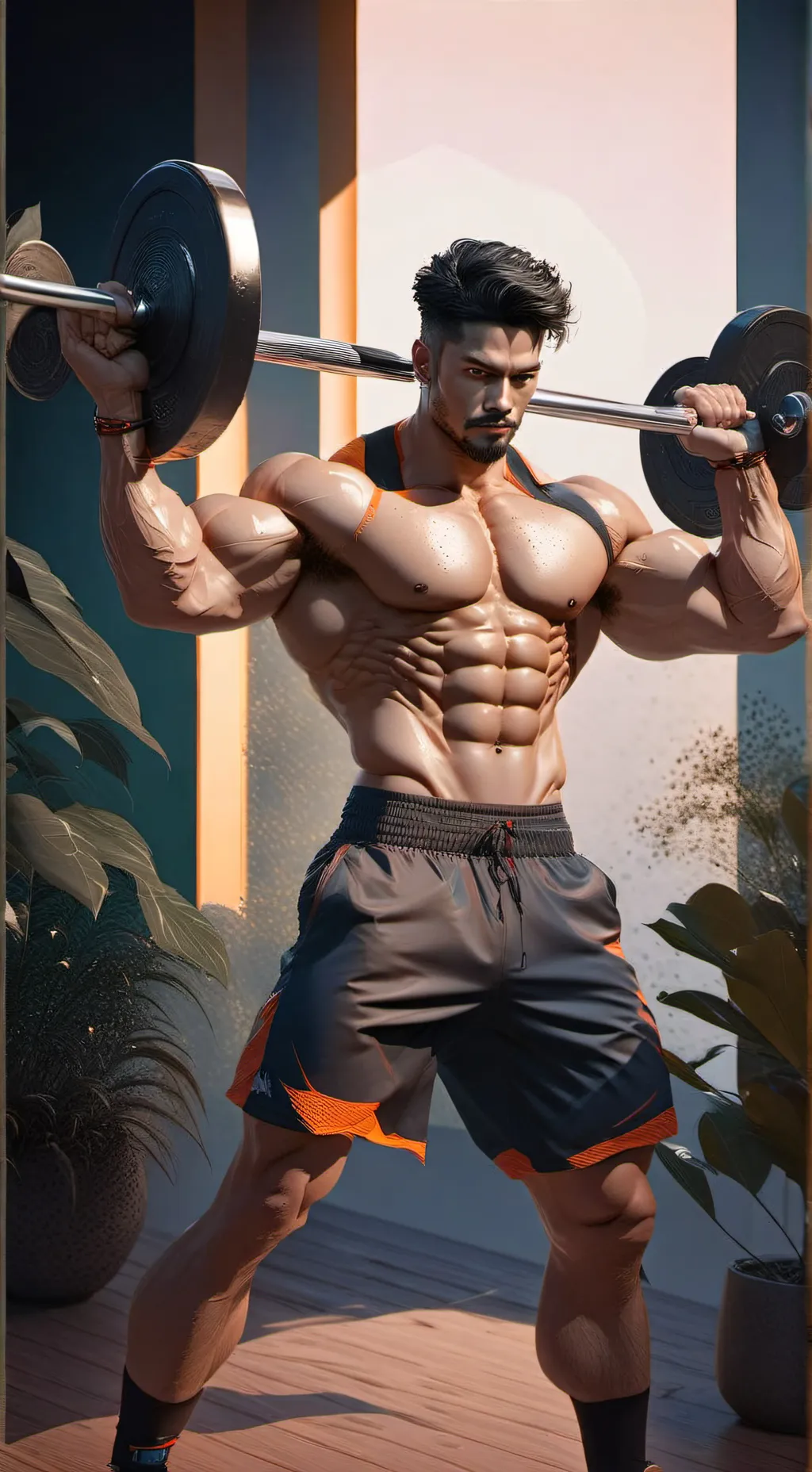 ai character: SAJA BOYS ROOMMATE background