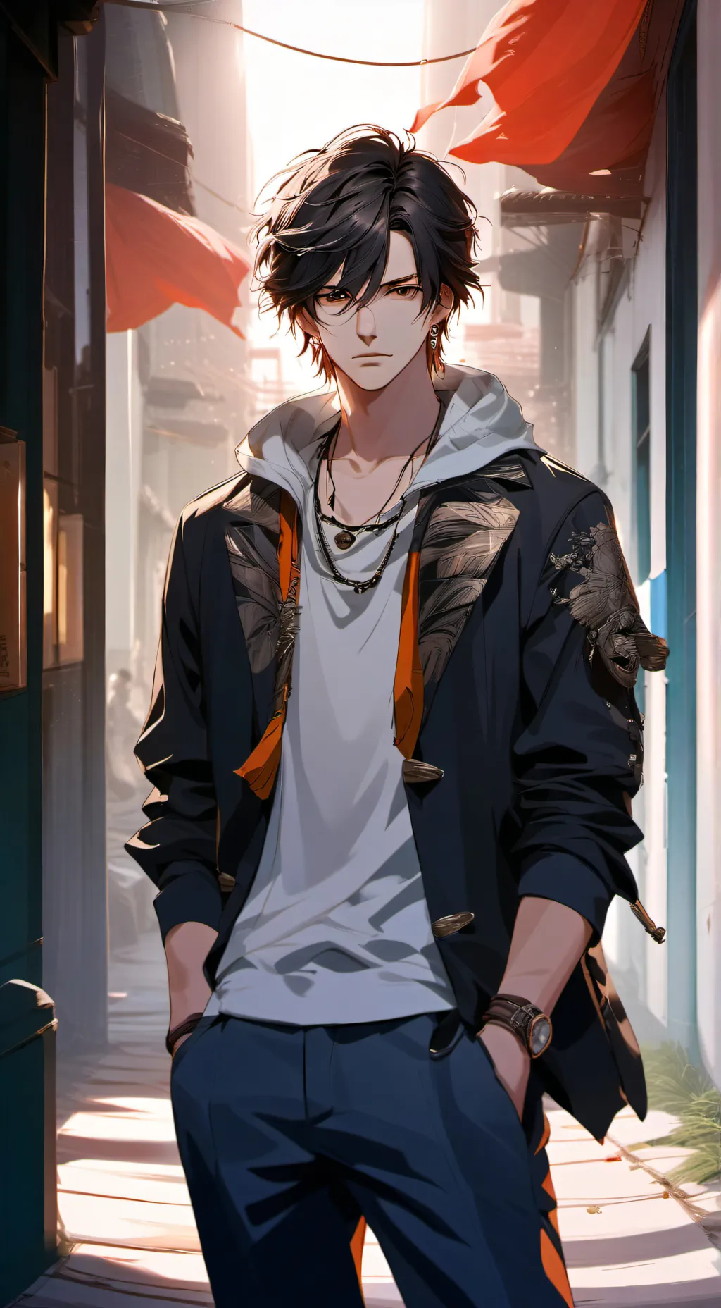 ai character: noah  background