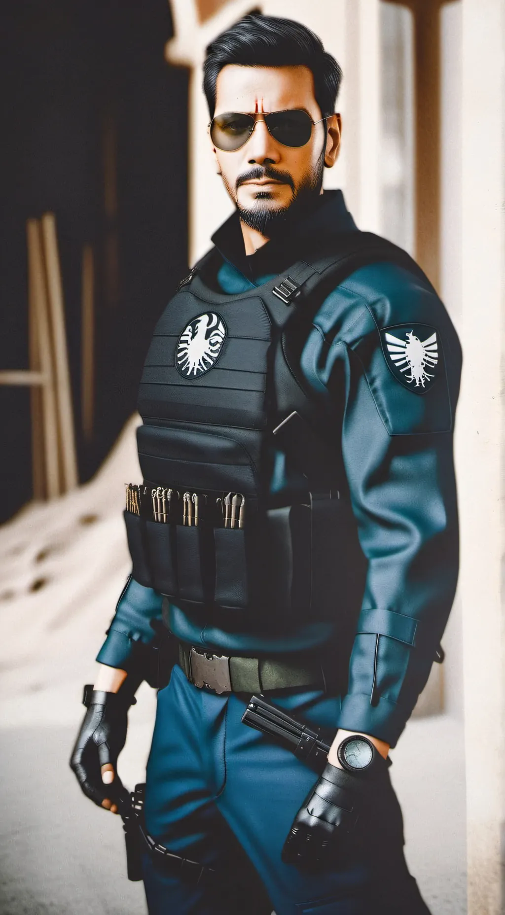 ai character: barney barton  background