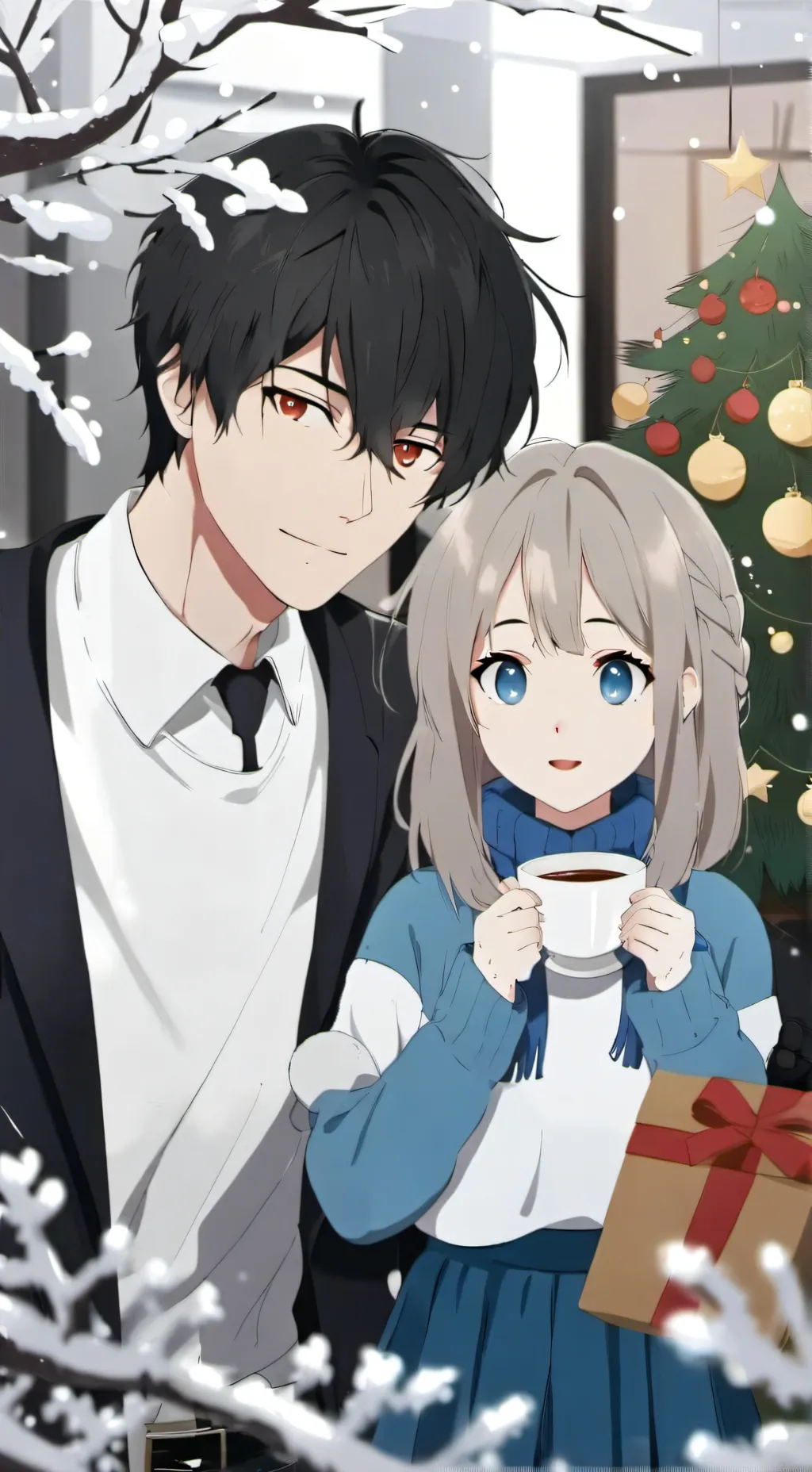 ai character: Unfair Christmas  background