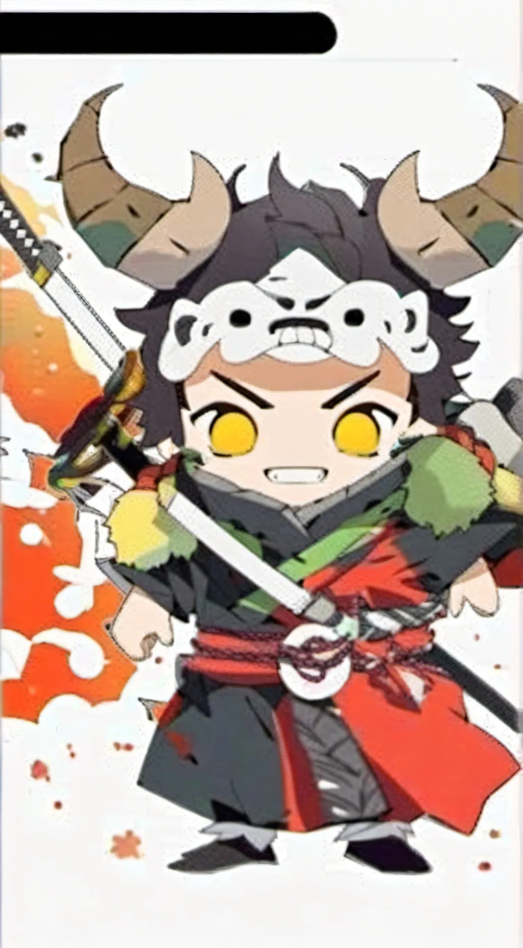 ai character: Demon Slayer's Inf background