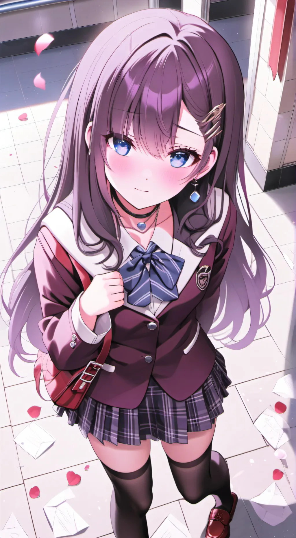 ai character: Arisa Kurogane  background