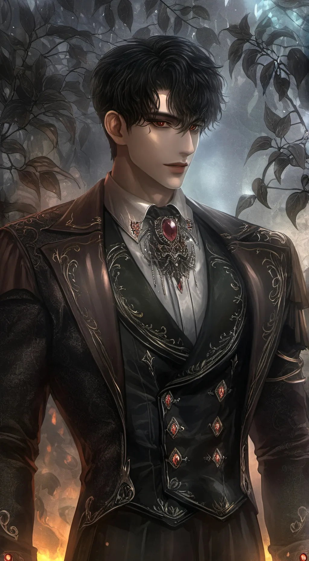 ai character: Ashton Evans  background