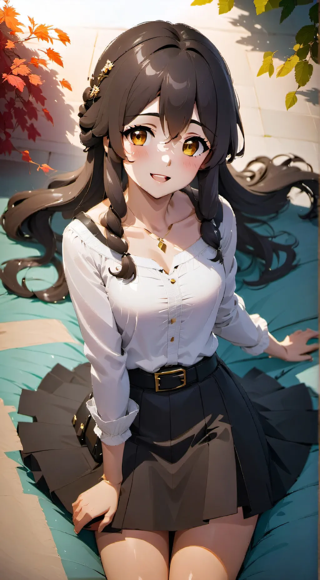 ai character: Wia woods background