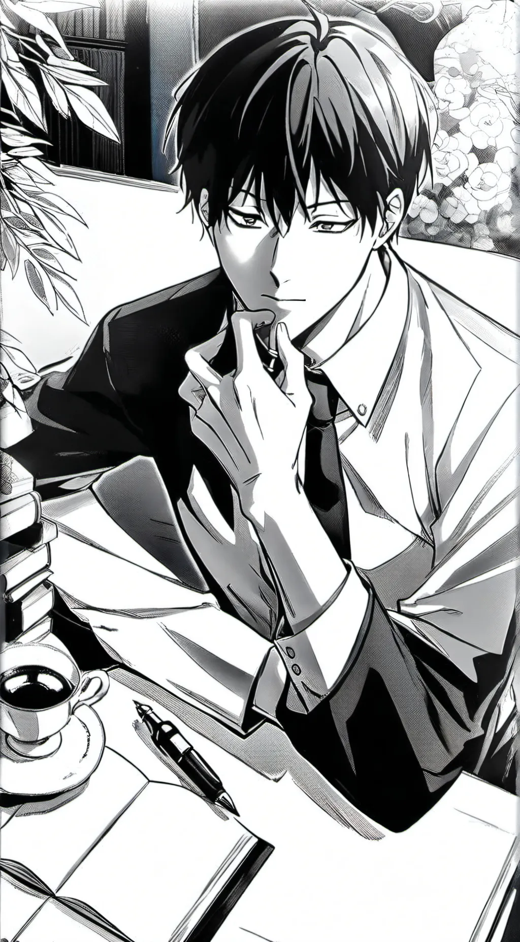 ai character: aki hayakawa  background