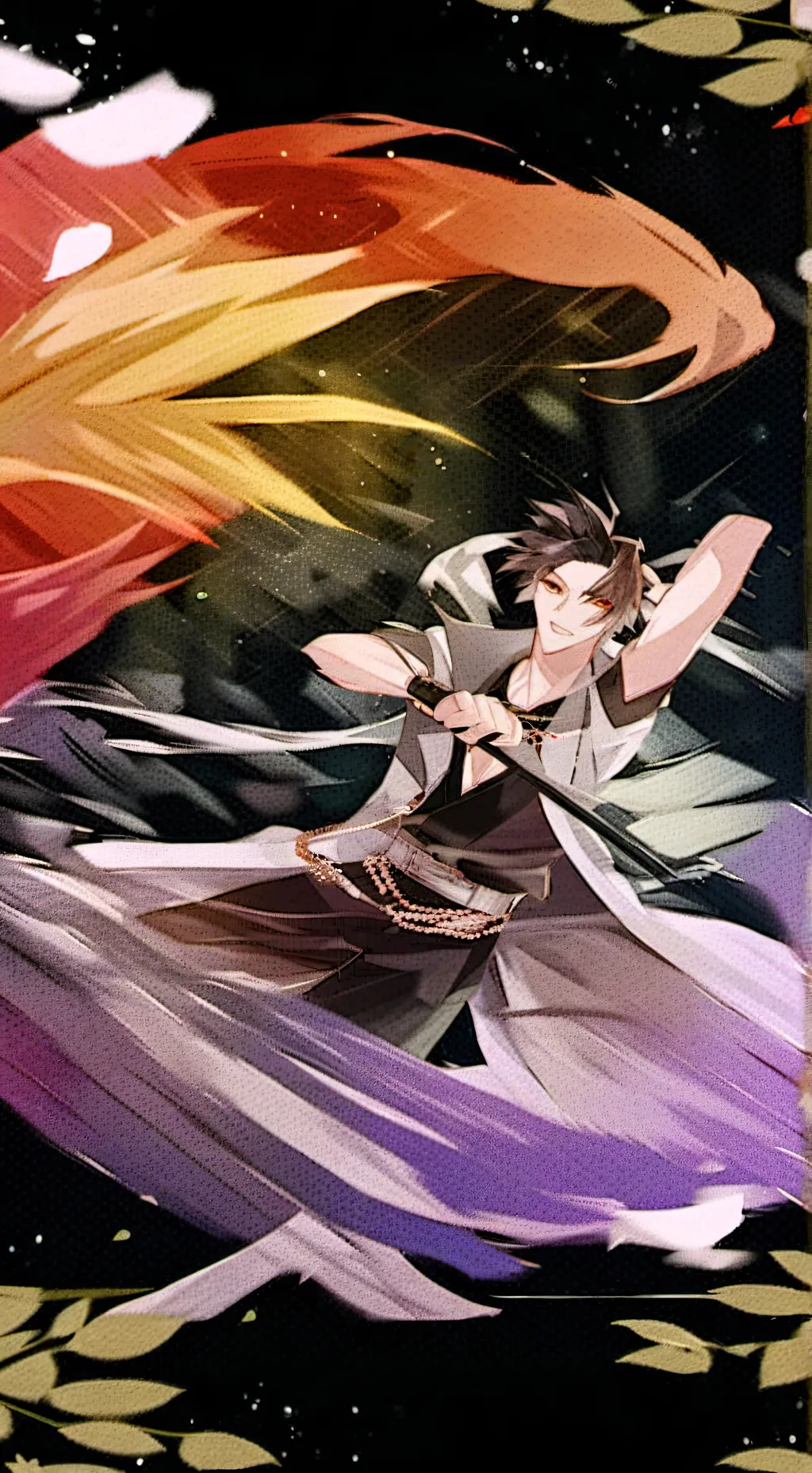 ai character: kny background