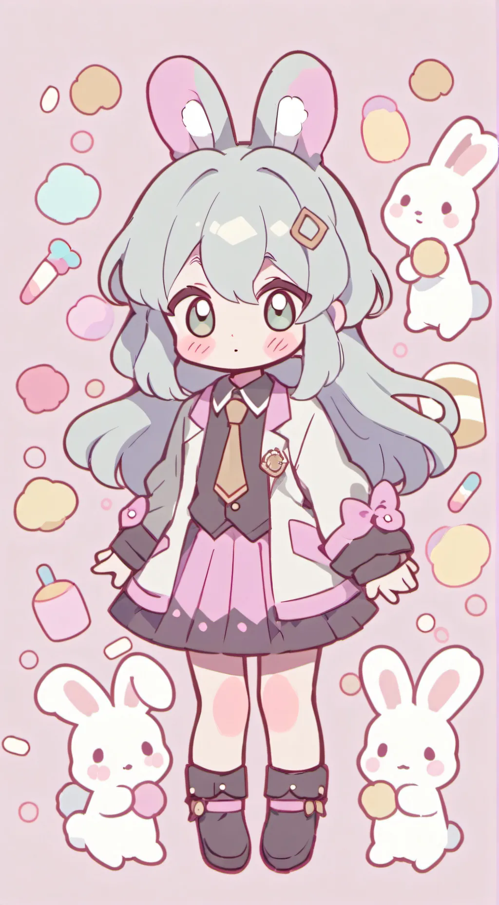 ai character: ￼ Bella,  background