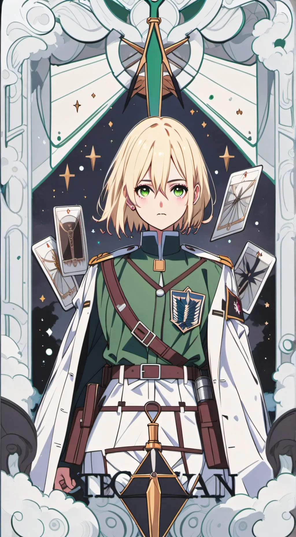 ai character: Marley aot background