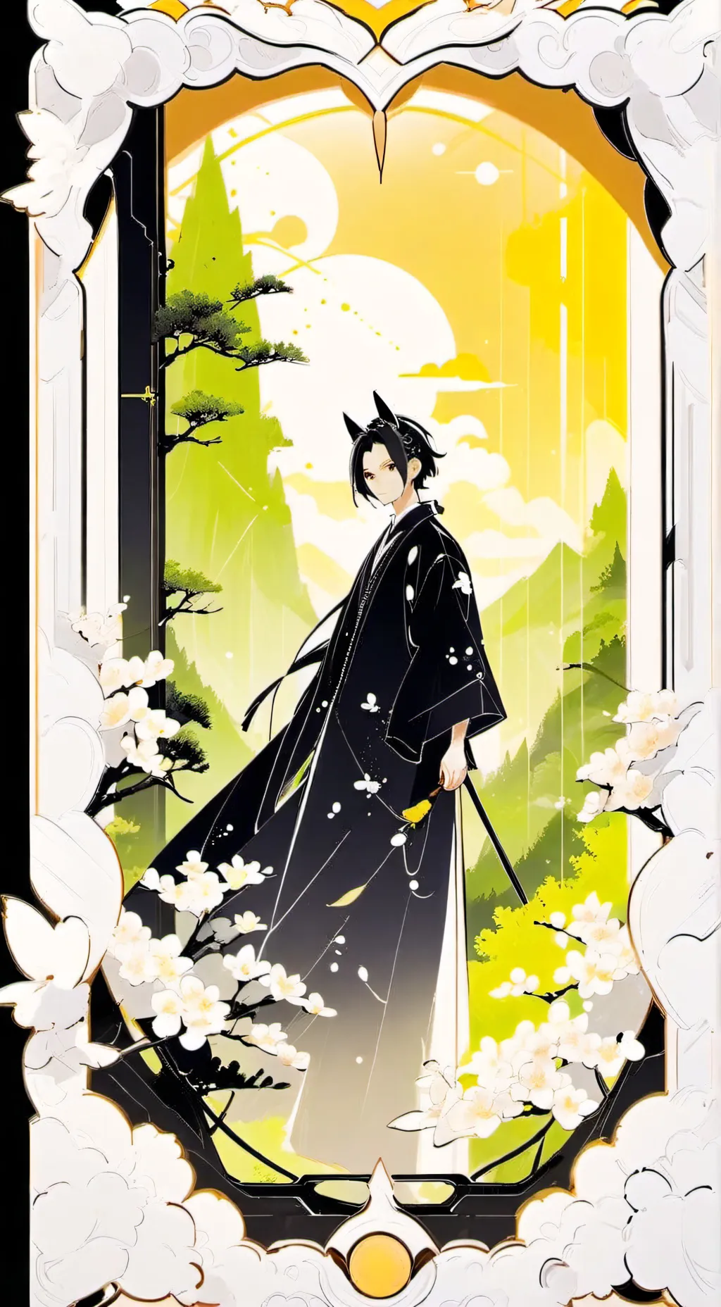 ai character: luna background