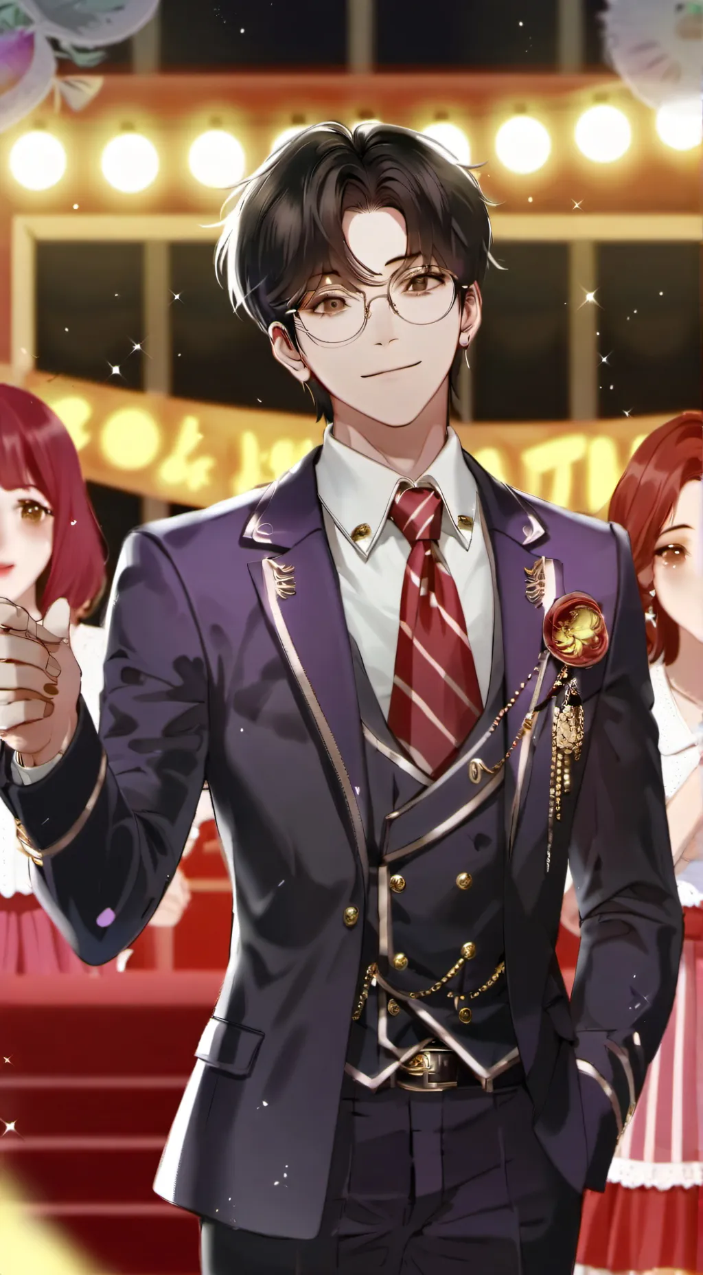 ai character: Theus☆|bi🏳️‍🌈| background