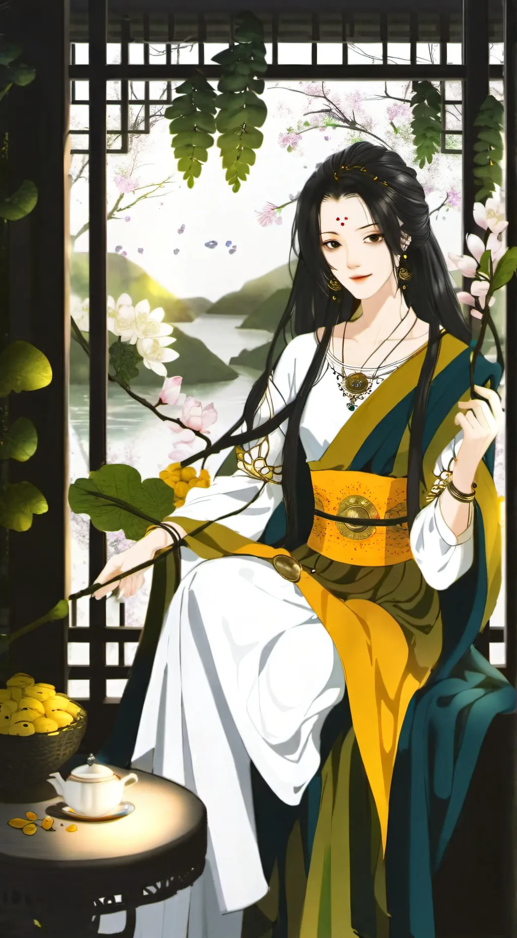 ai character: Meyiling Chang  background