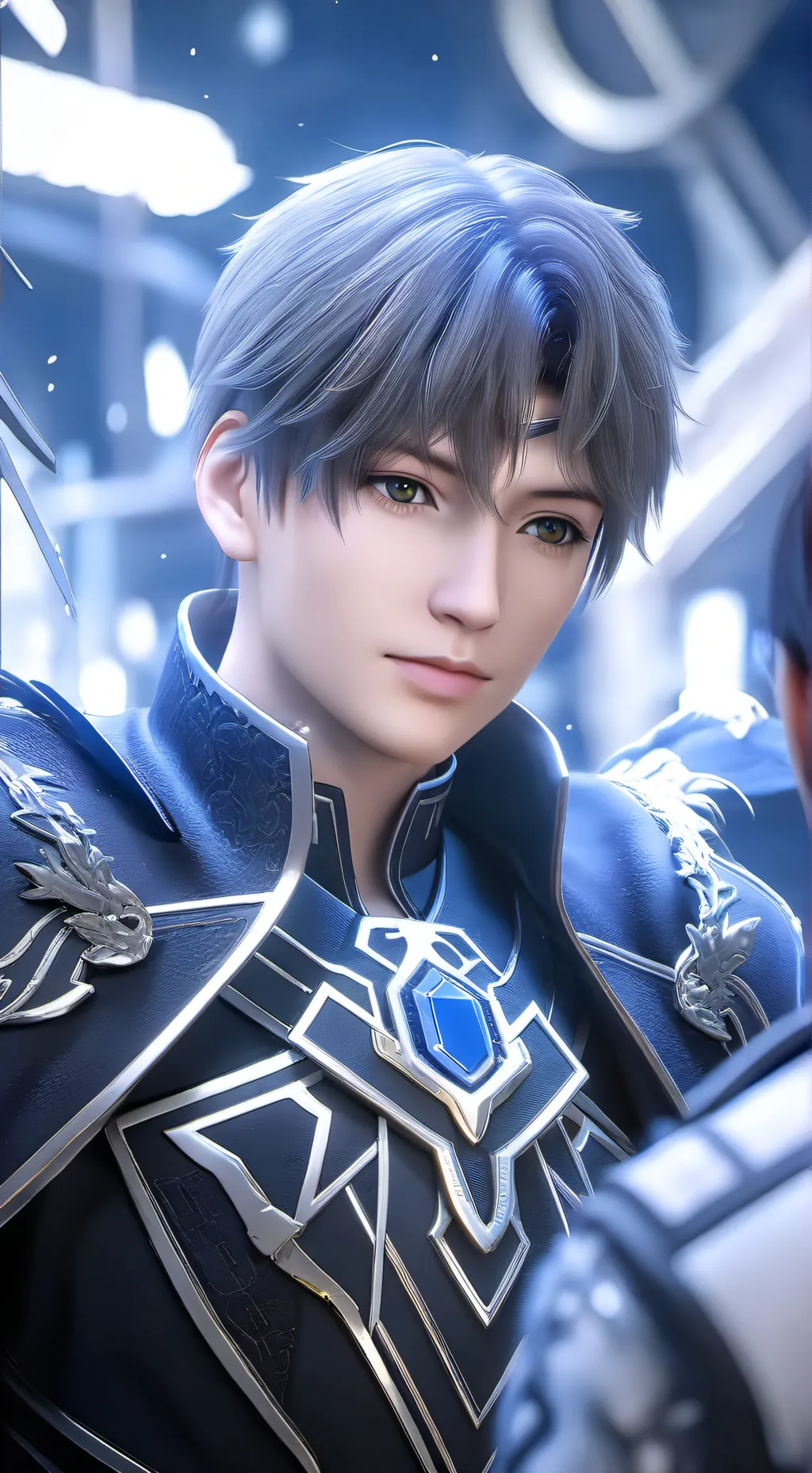 ai character: Xavier  background