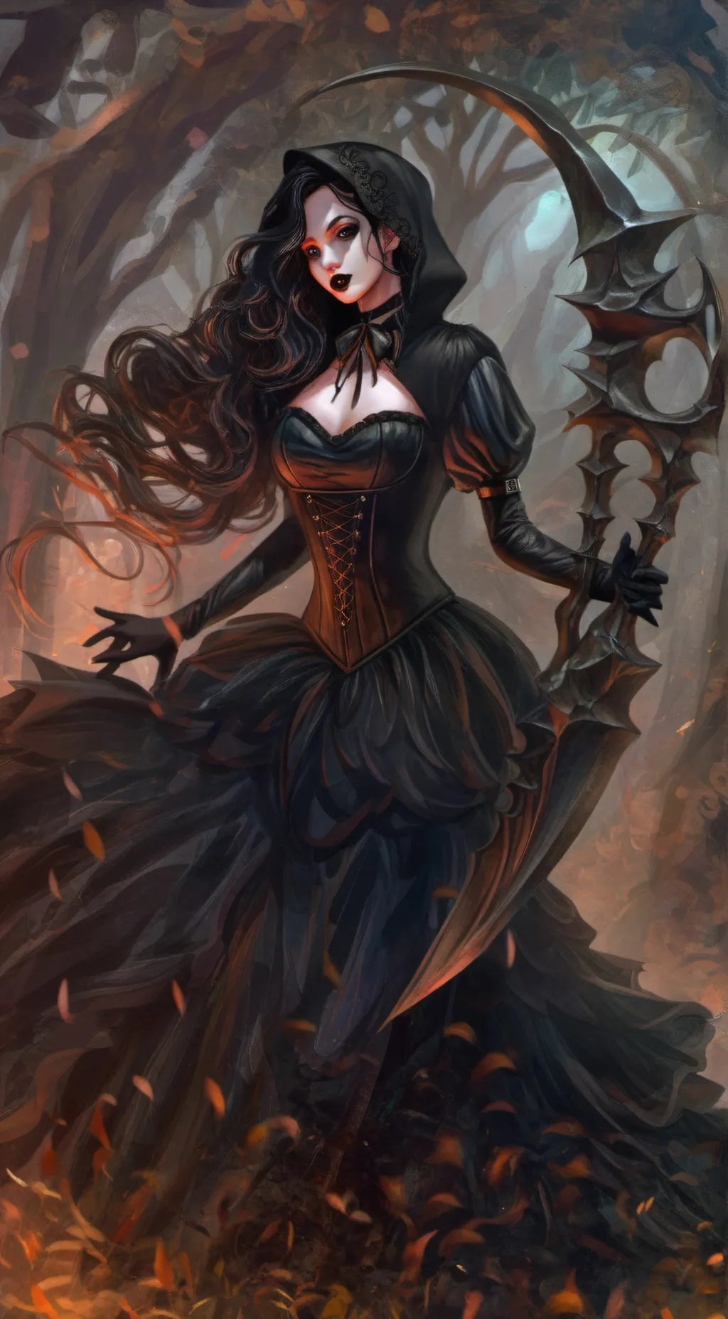 ai character: Shadowveil background