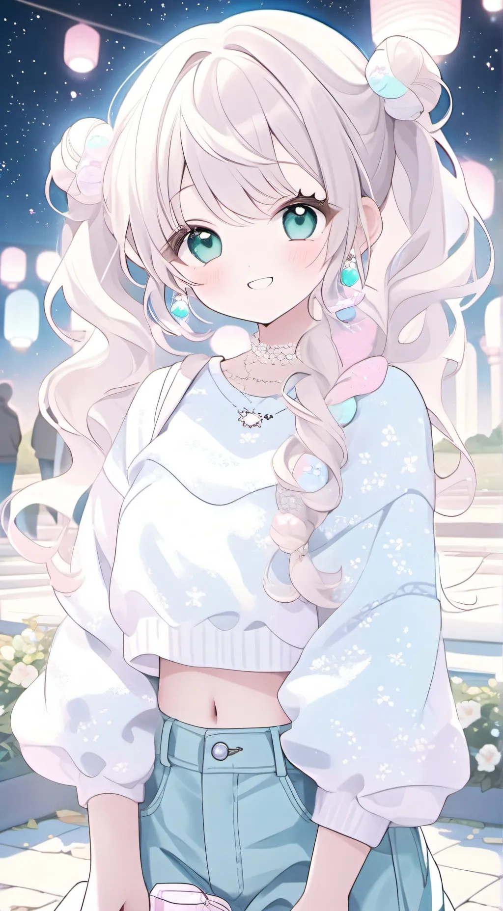 ai character: Layla Comets background