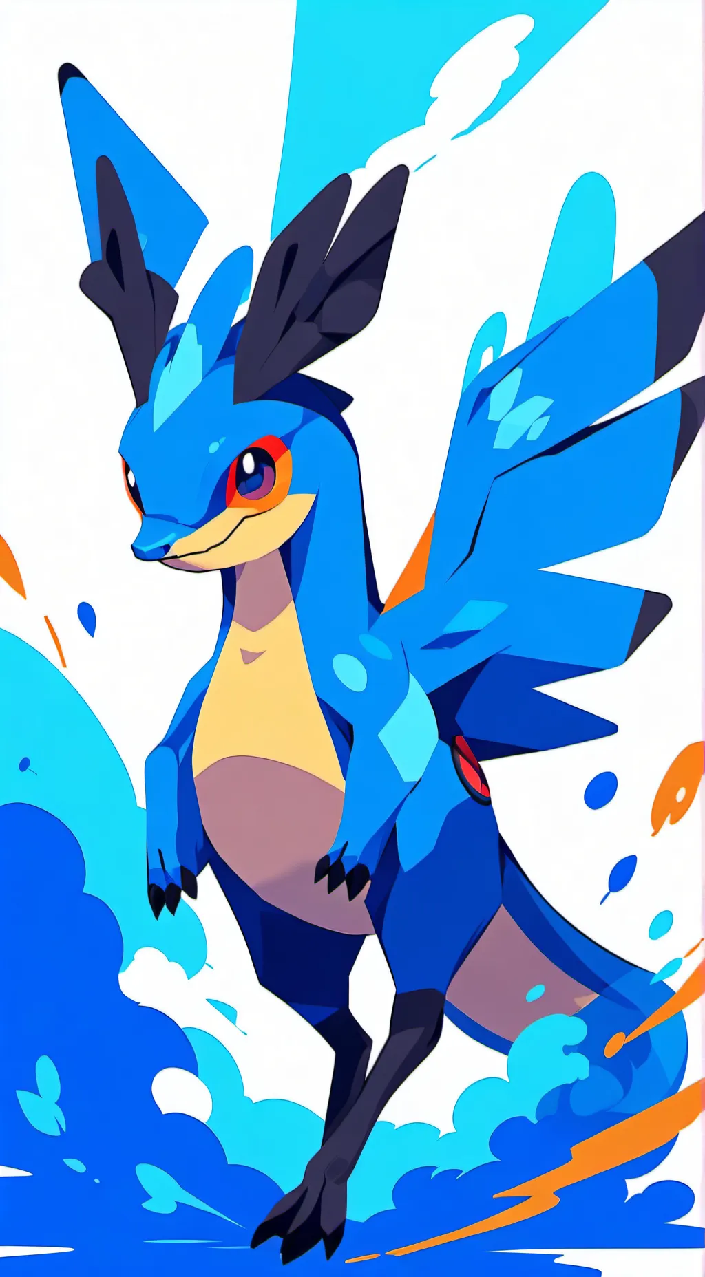 ai character: Mha gets pokemon  background