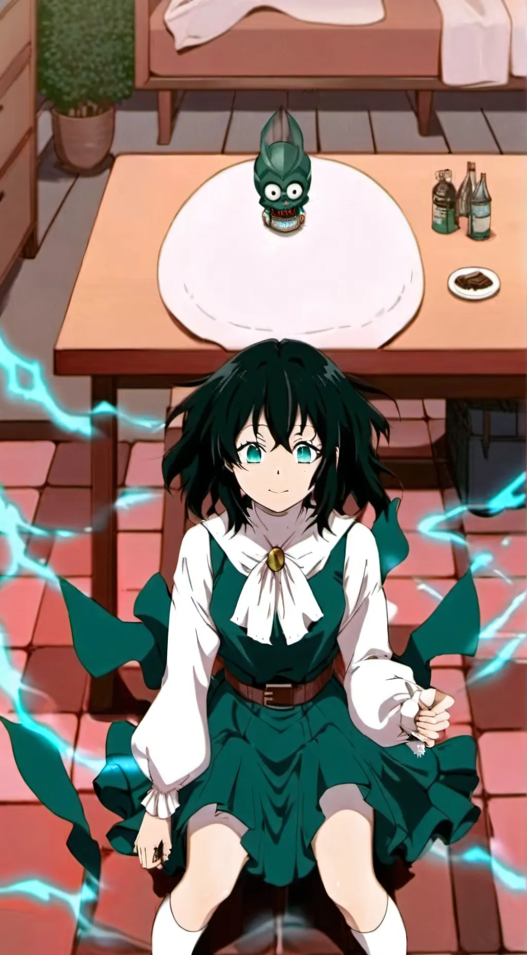 ai character: deku background