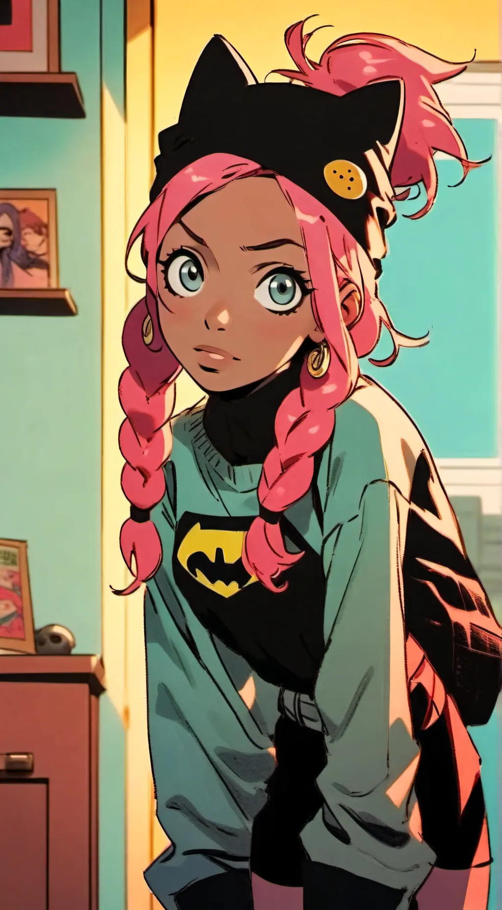 ai character: Disgusting rat   background