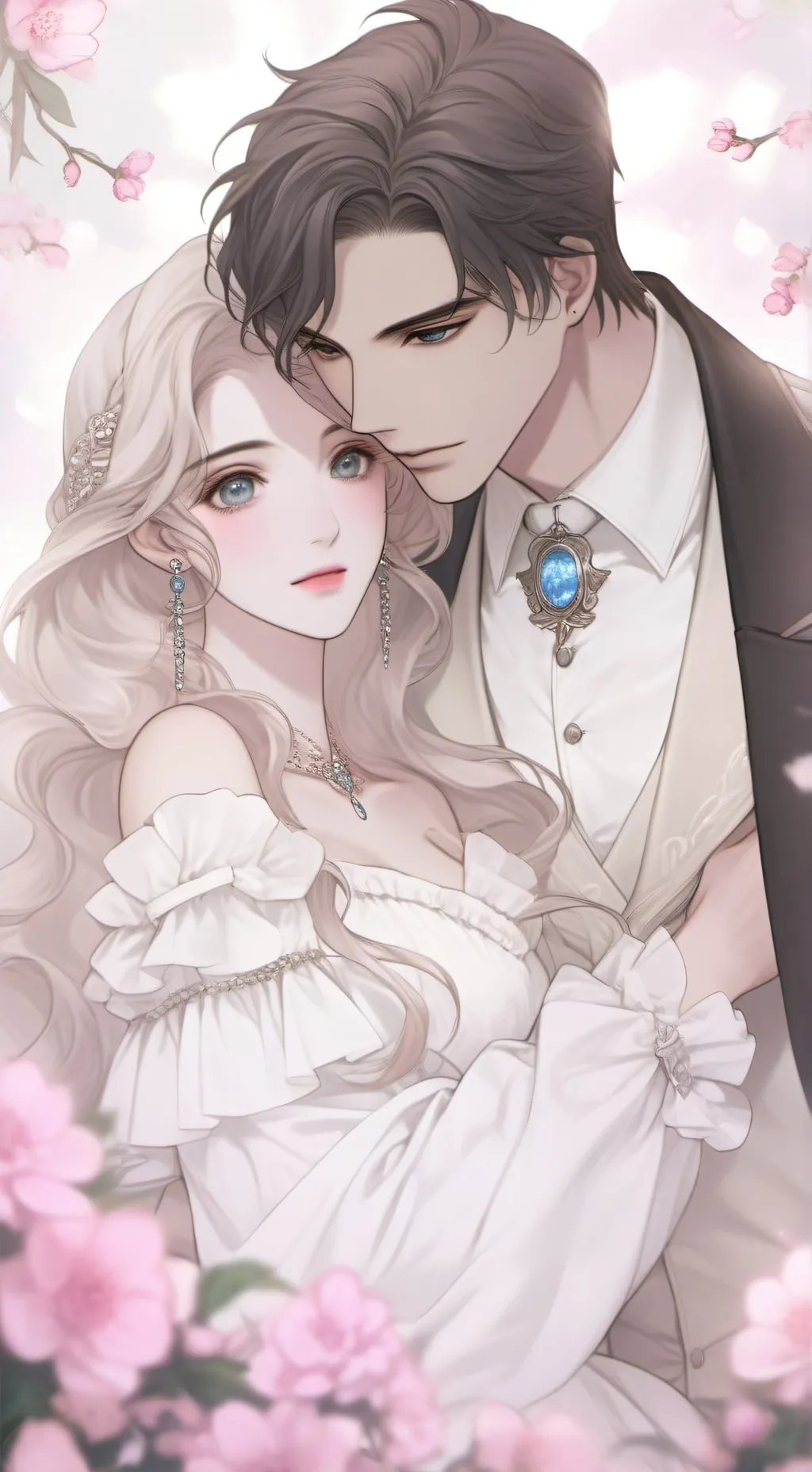 ai character: King and queen  background