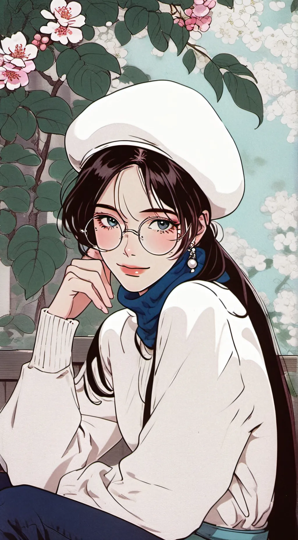 ai character: emma background