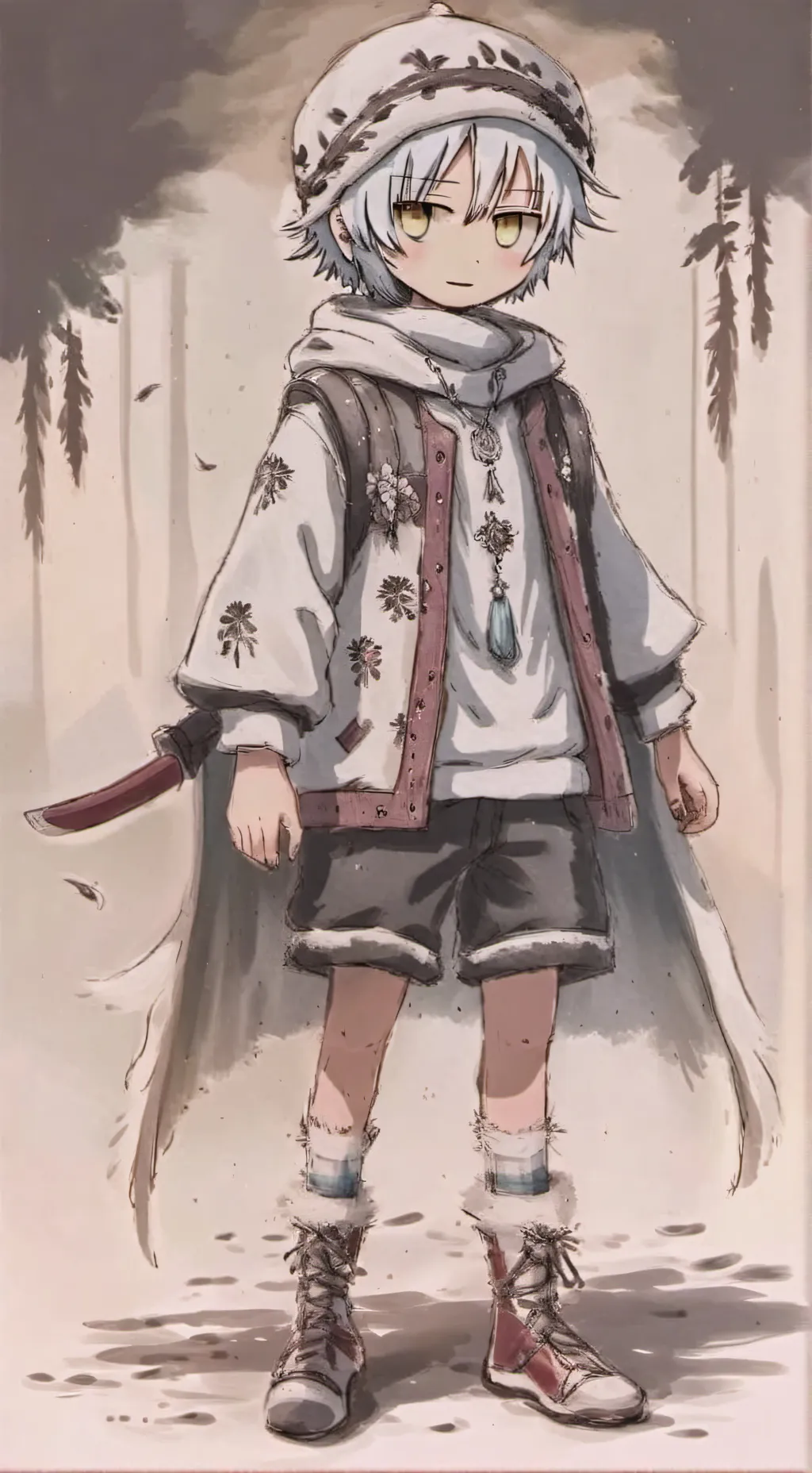 ai character: piece  background