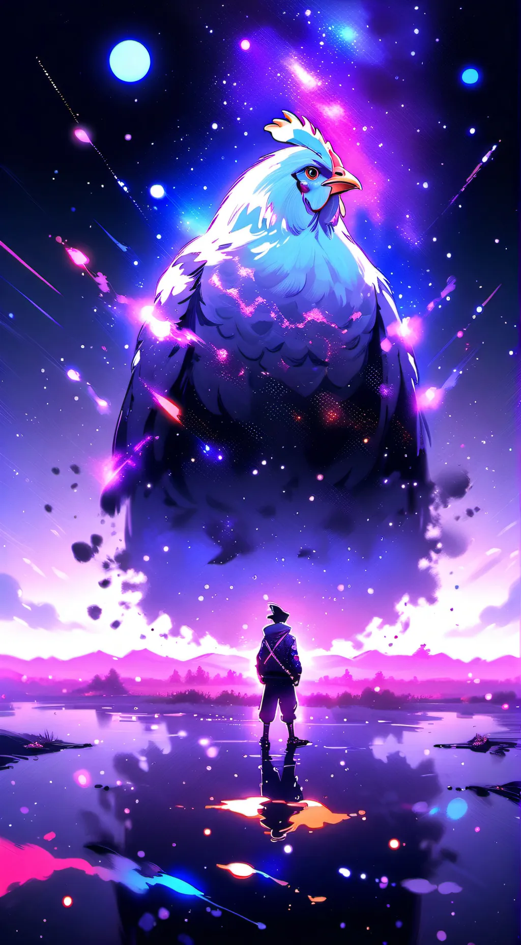 ai character: chicken vore background