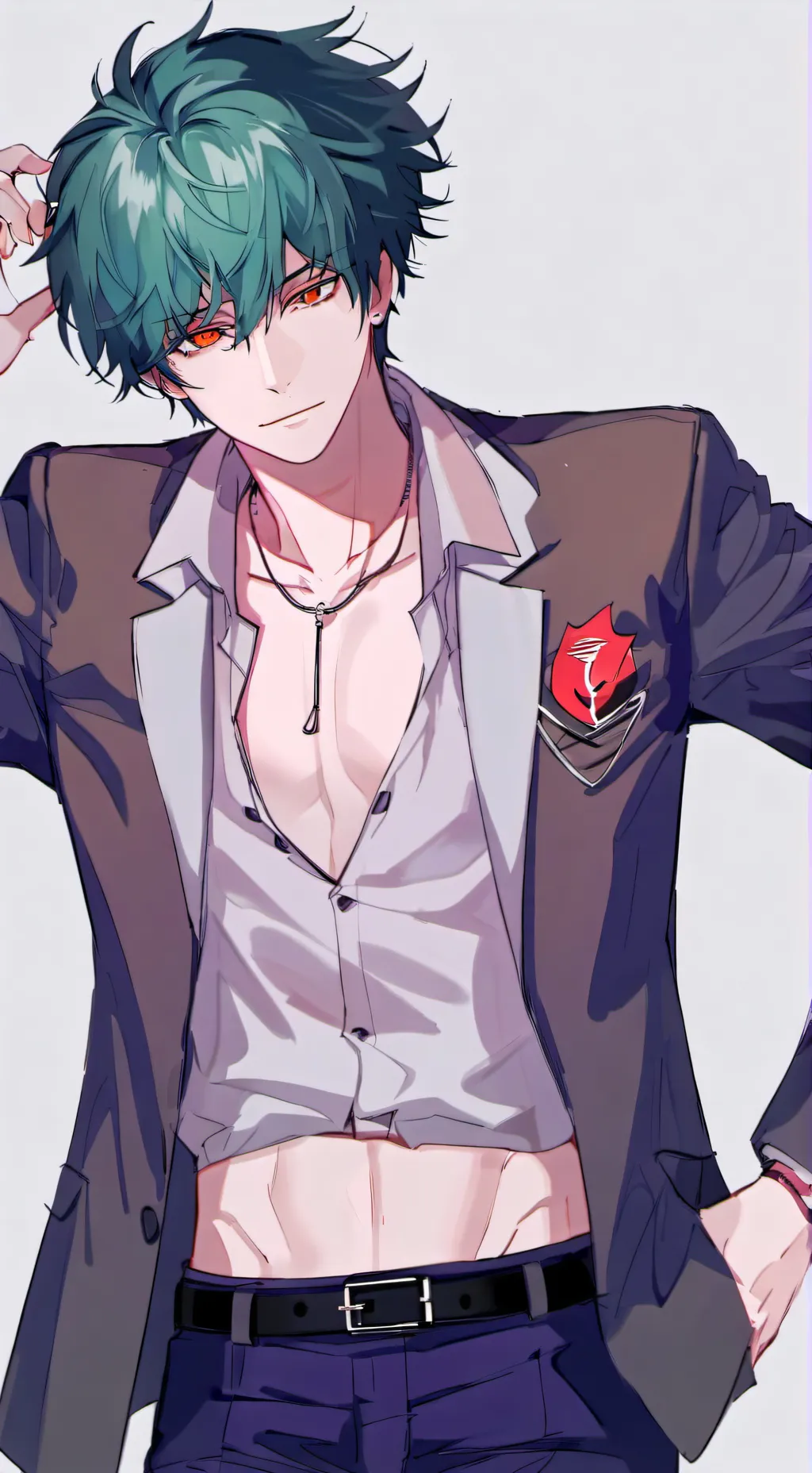 ai character: Izuku💚 background