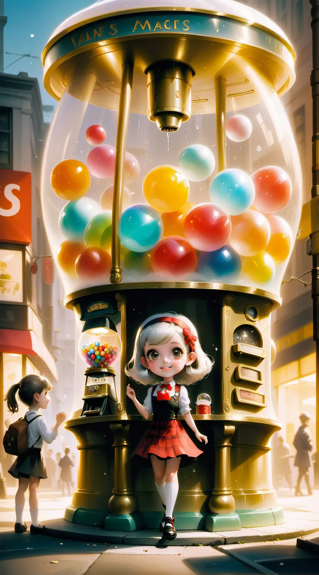 ai character: Gumball tycoon background