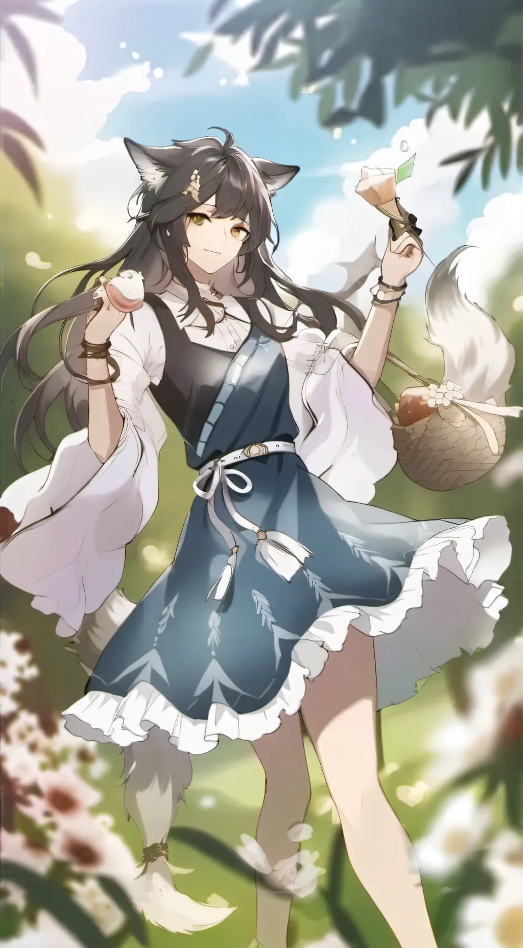 ai character: Lucy  background