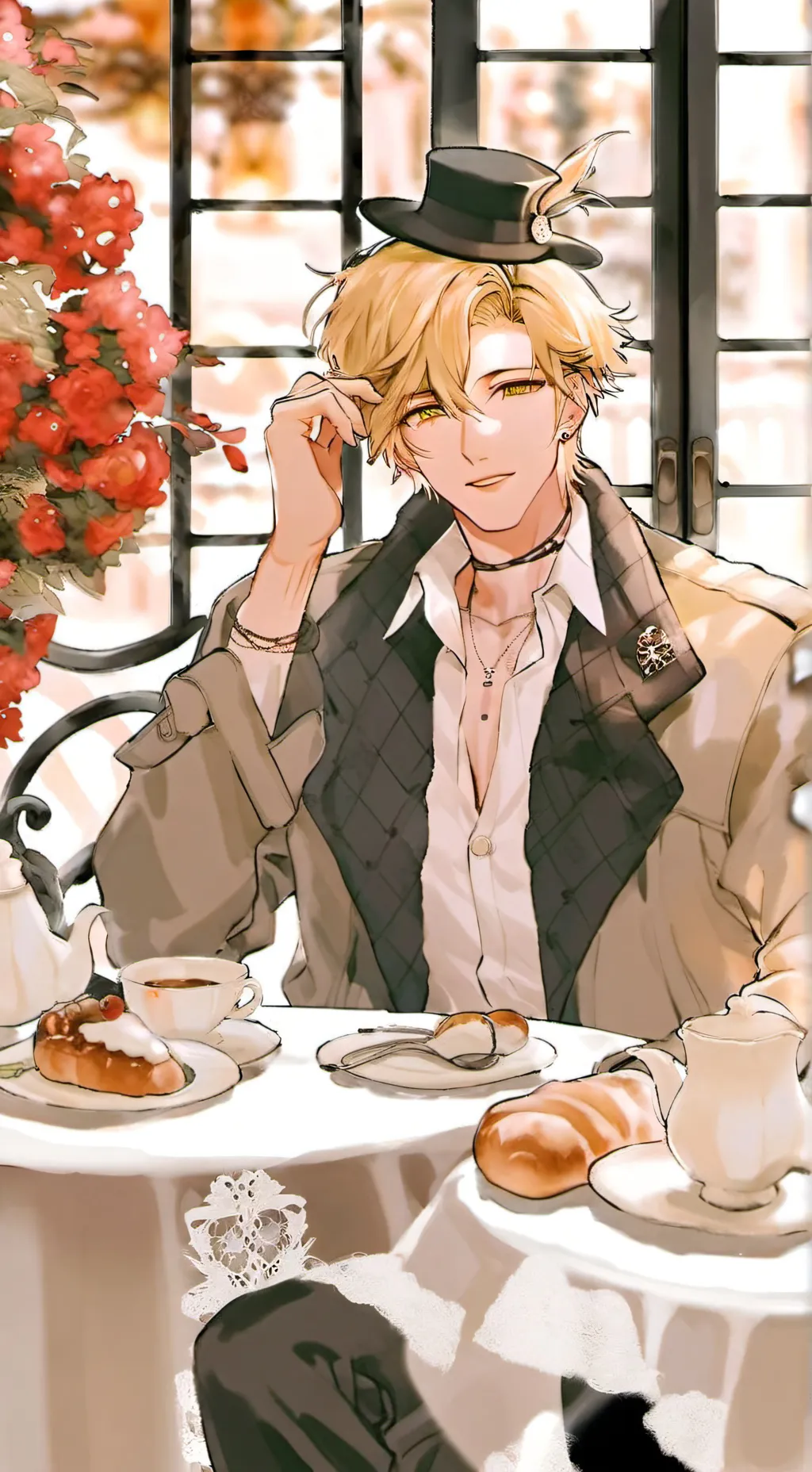 ai character: Raphael background