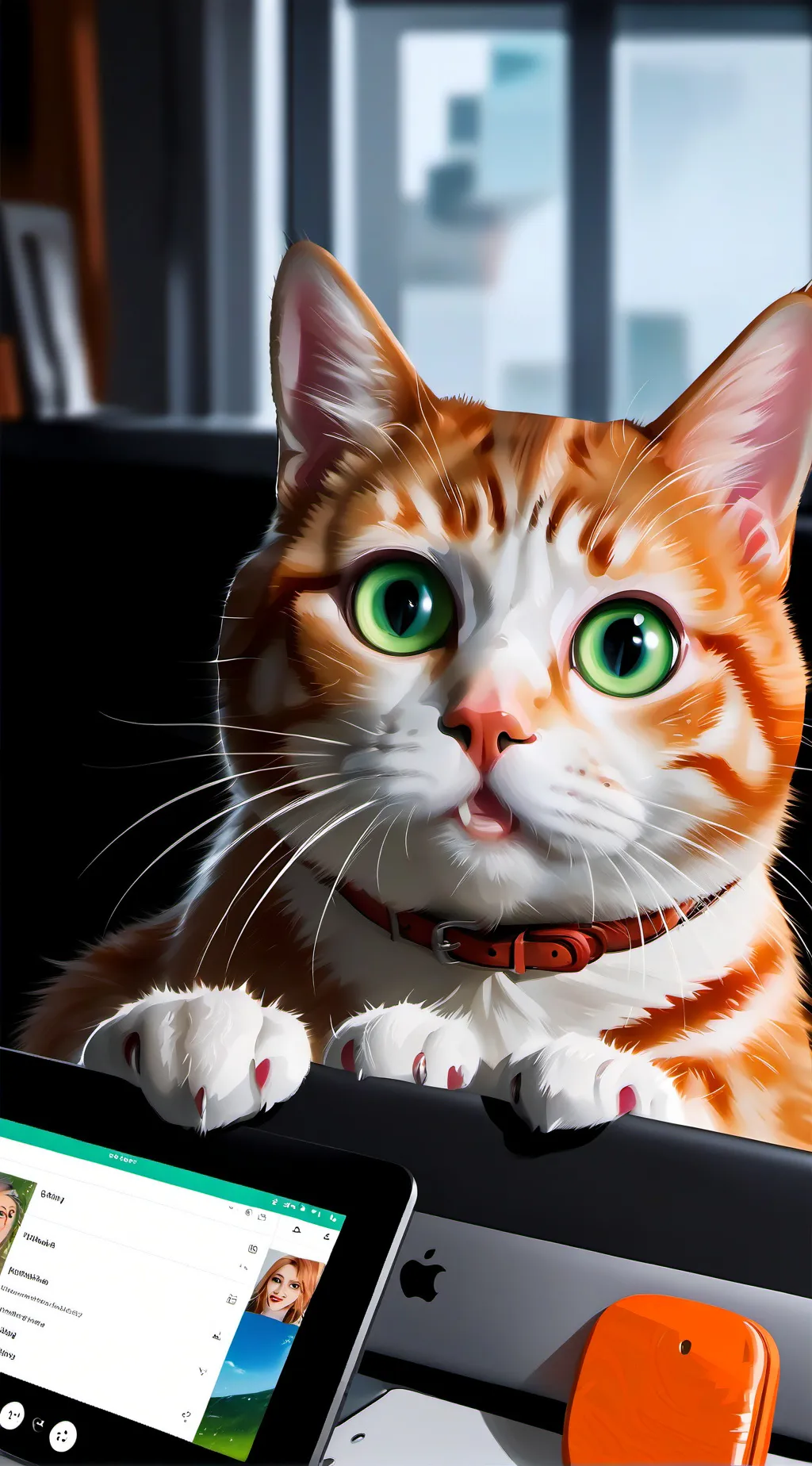 ai character: Clickbait background