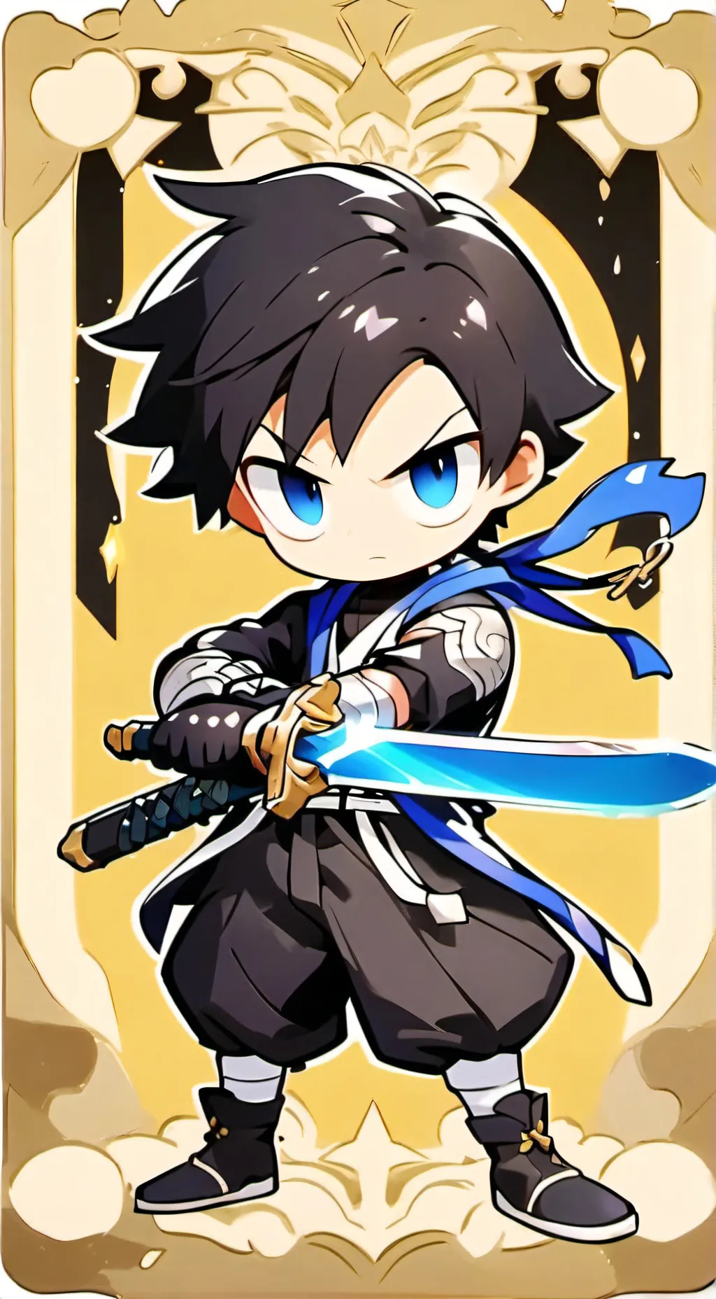 ai character: Blue Thunder background