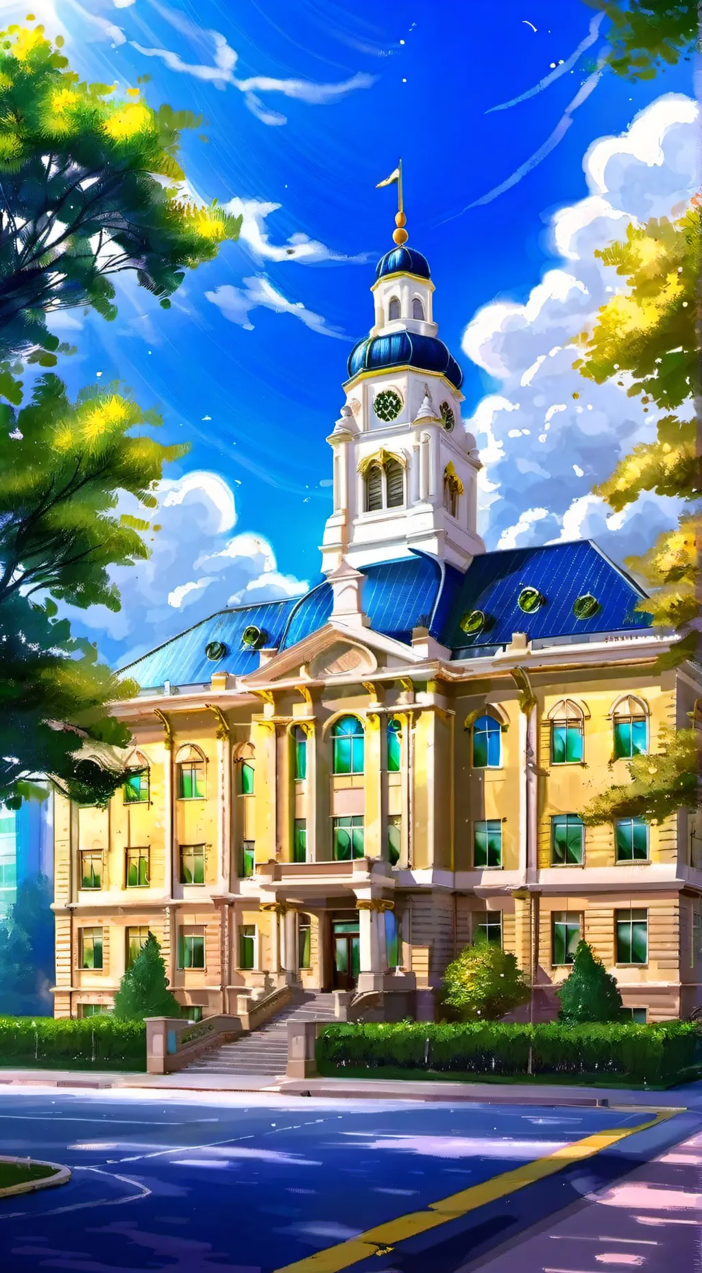 ai character: Your School background