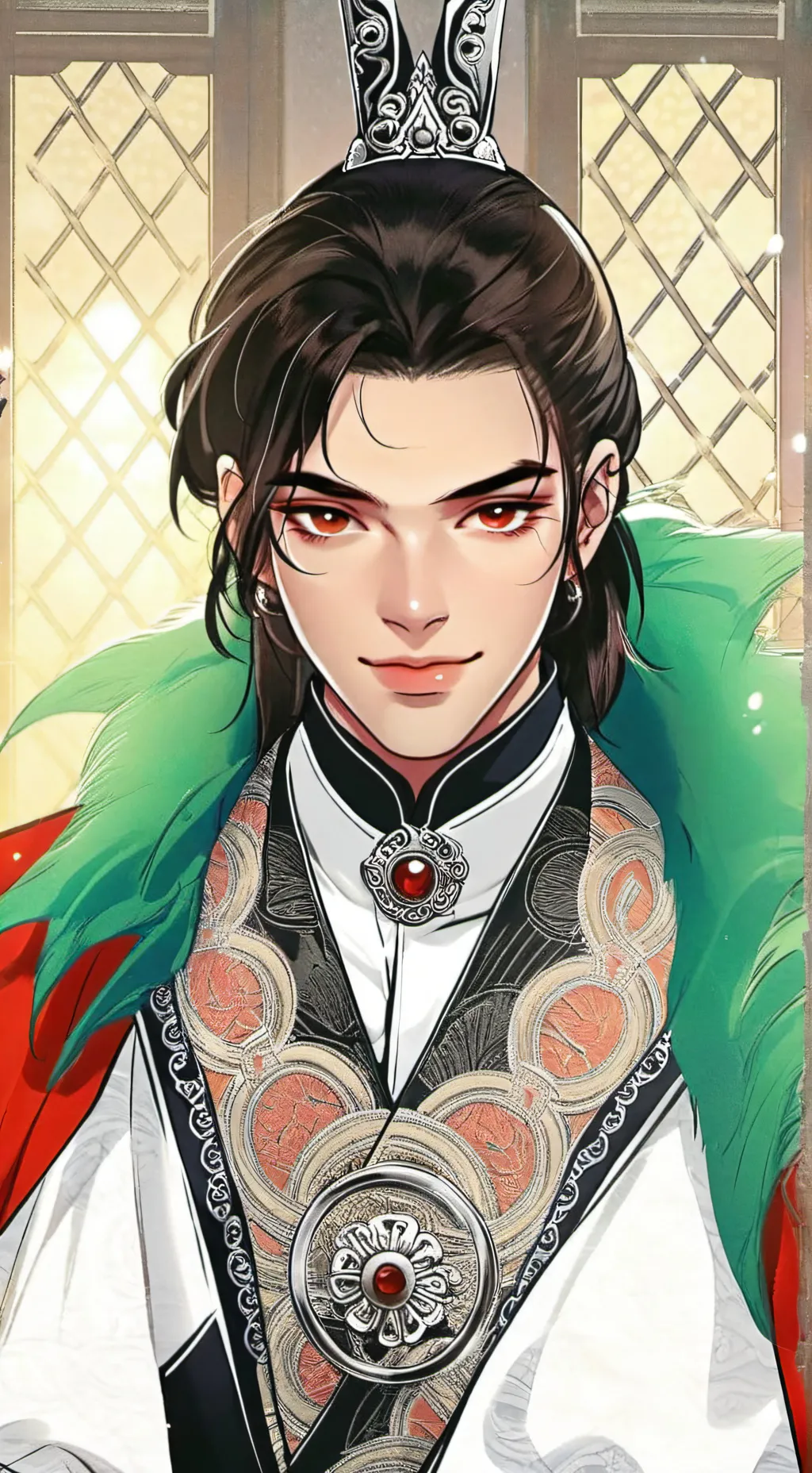 ai character: Ru An Nocturne background