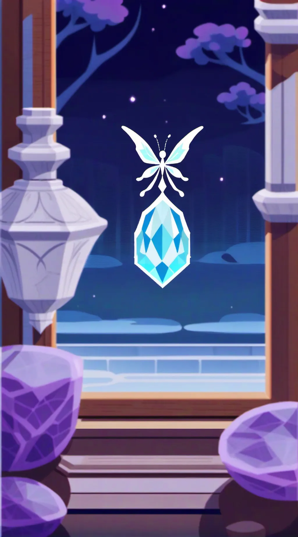 ai character: piedra background