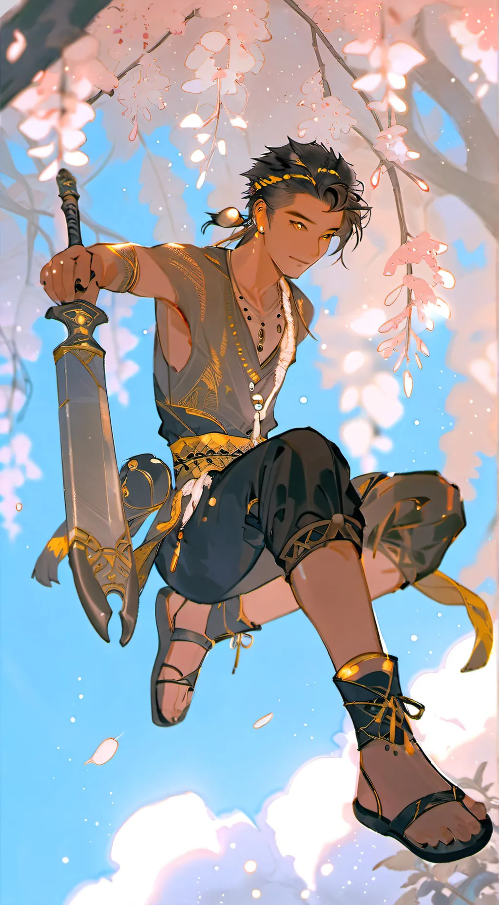 ai character: friend shrimpo  background