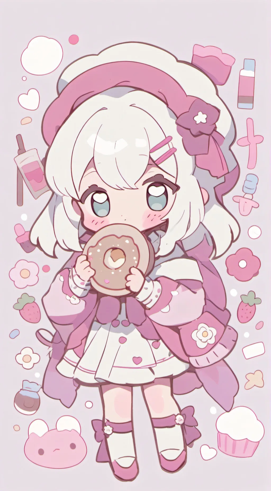 ai character: pancake background