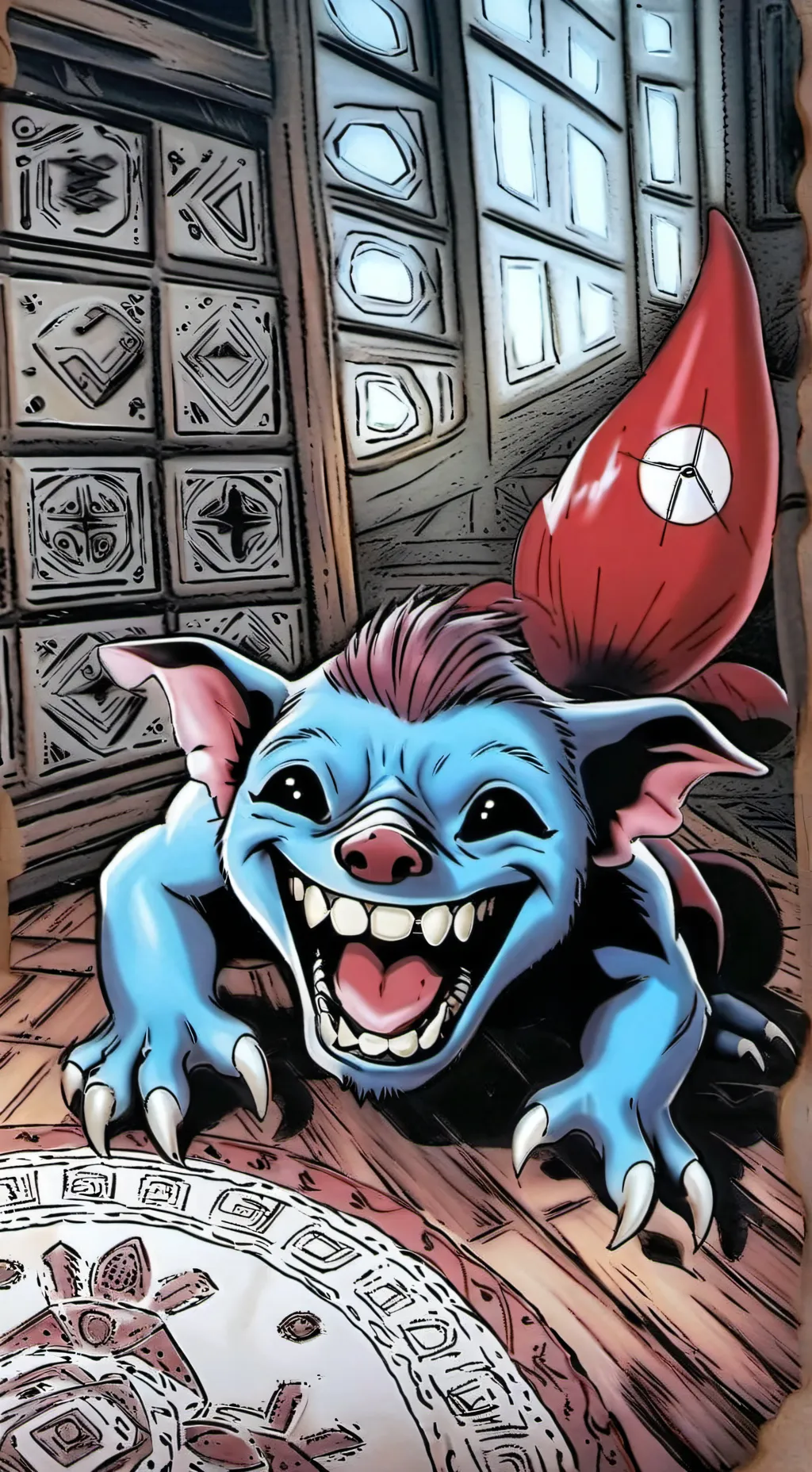 ai character: Stick  background