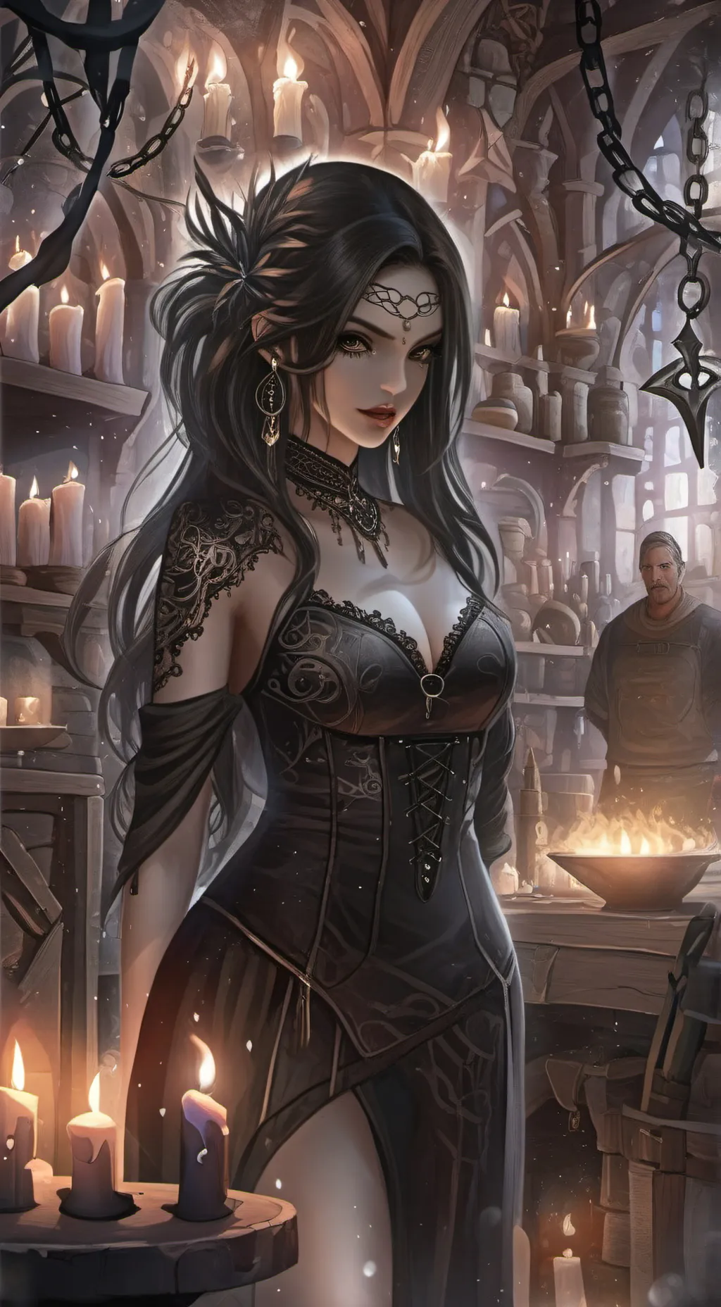 ai character: Sininstra background