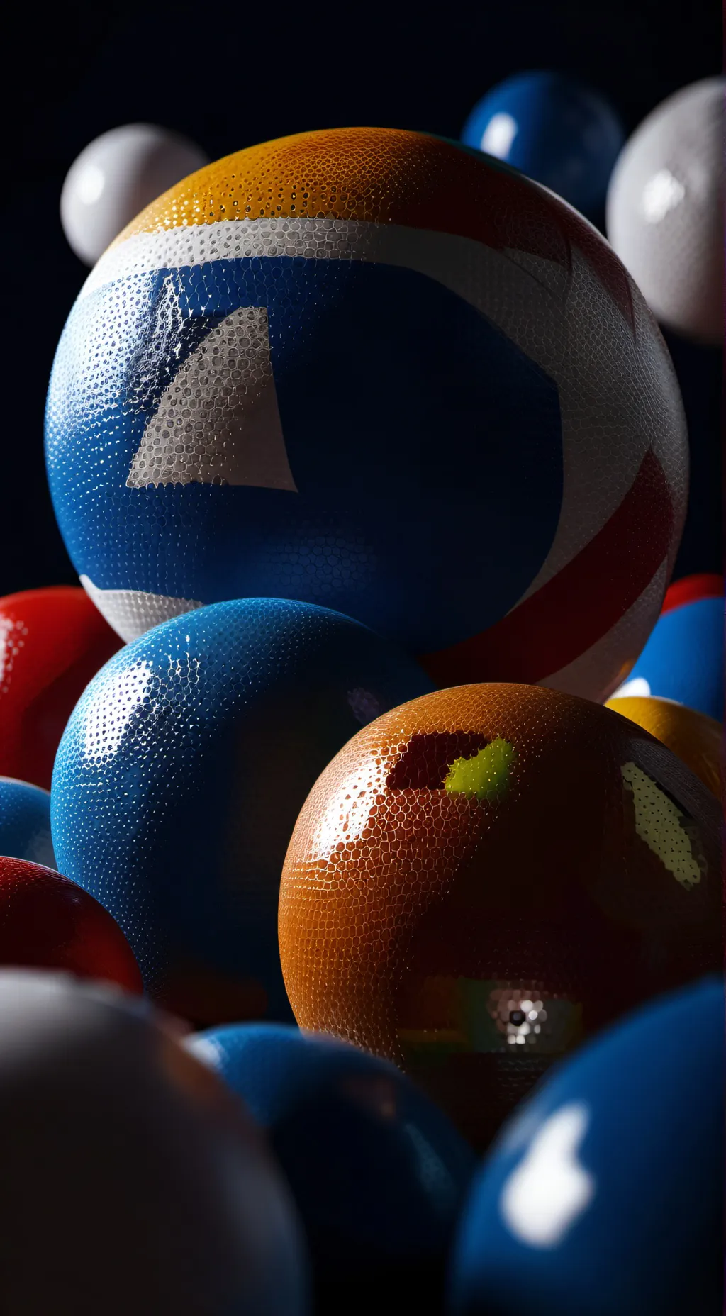 ai character: country balls background