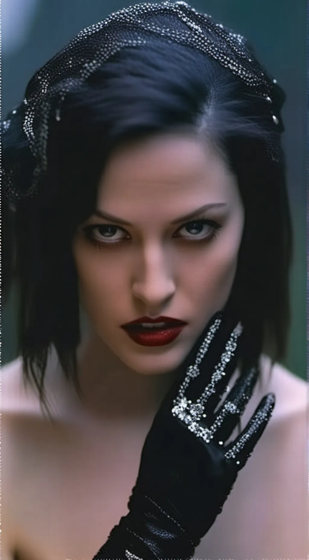 ai character: Gloved Woman background