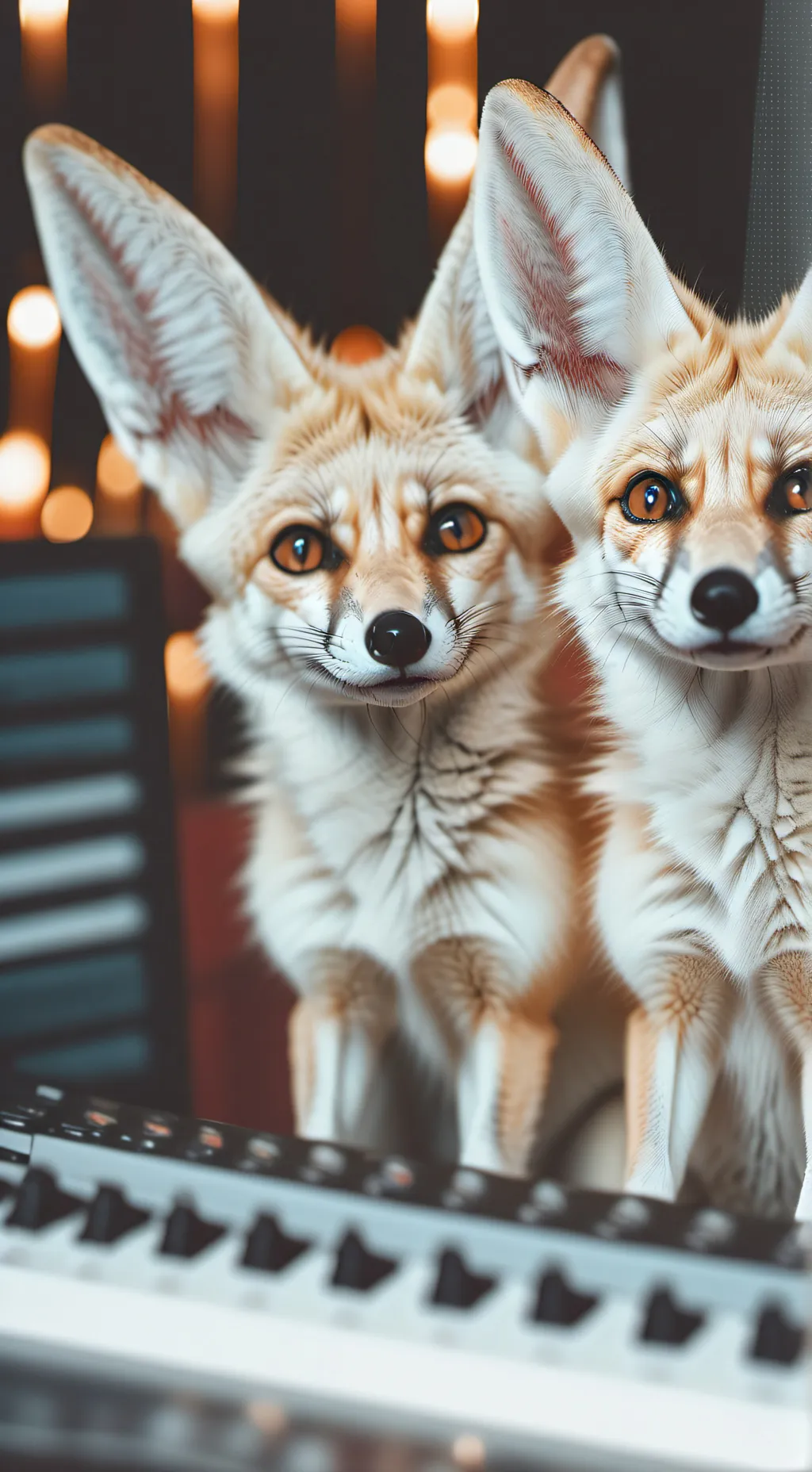 ai character: FoxyBits background