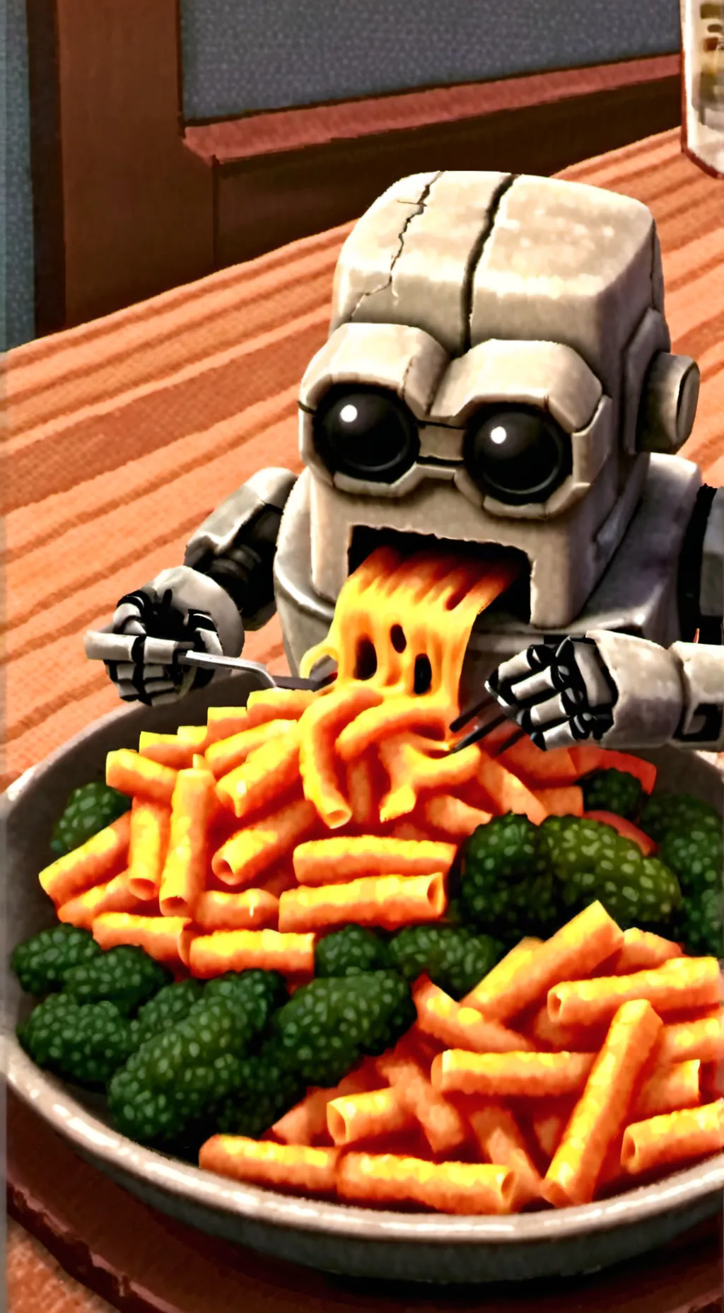 ai character: ai trys to say ds background